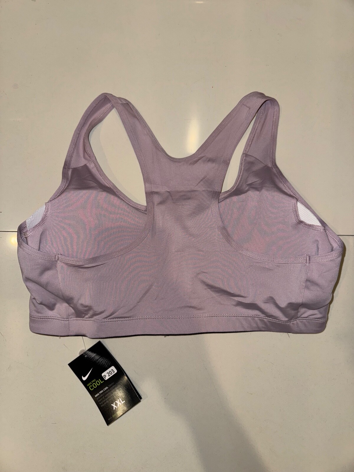 NIKE PRO COMBAT DRI-FIT FRONT ZIP SPORTS BRA WOMENS SIZE XXL