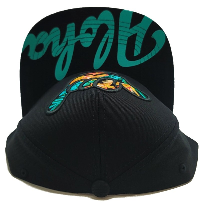 Hawaii New Top Level Aloha Floral Hang Loose Maui Black Era Snapback Hat Cap