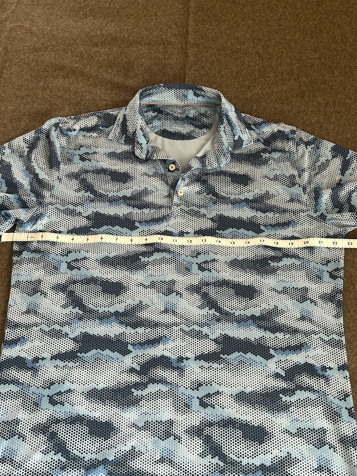 Jonnie-O Mens Polo Blue – Medium