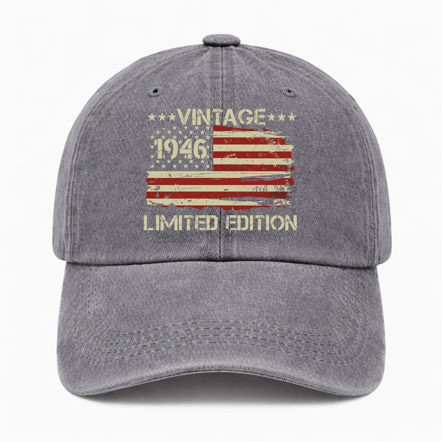 1946 Vintage Hat Limited Edition USA Flag Birthday Gift for Men Dad Adjustable