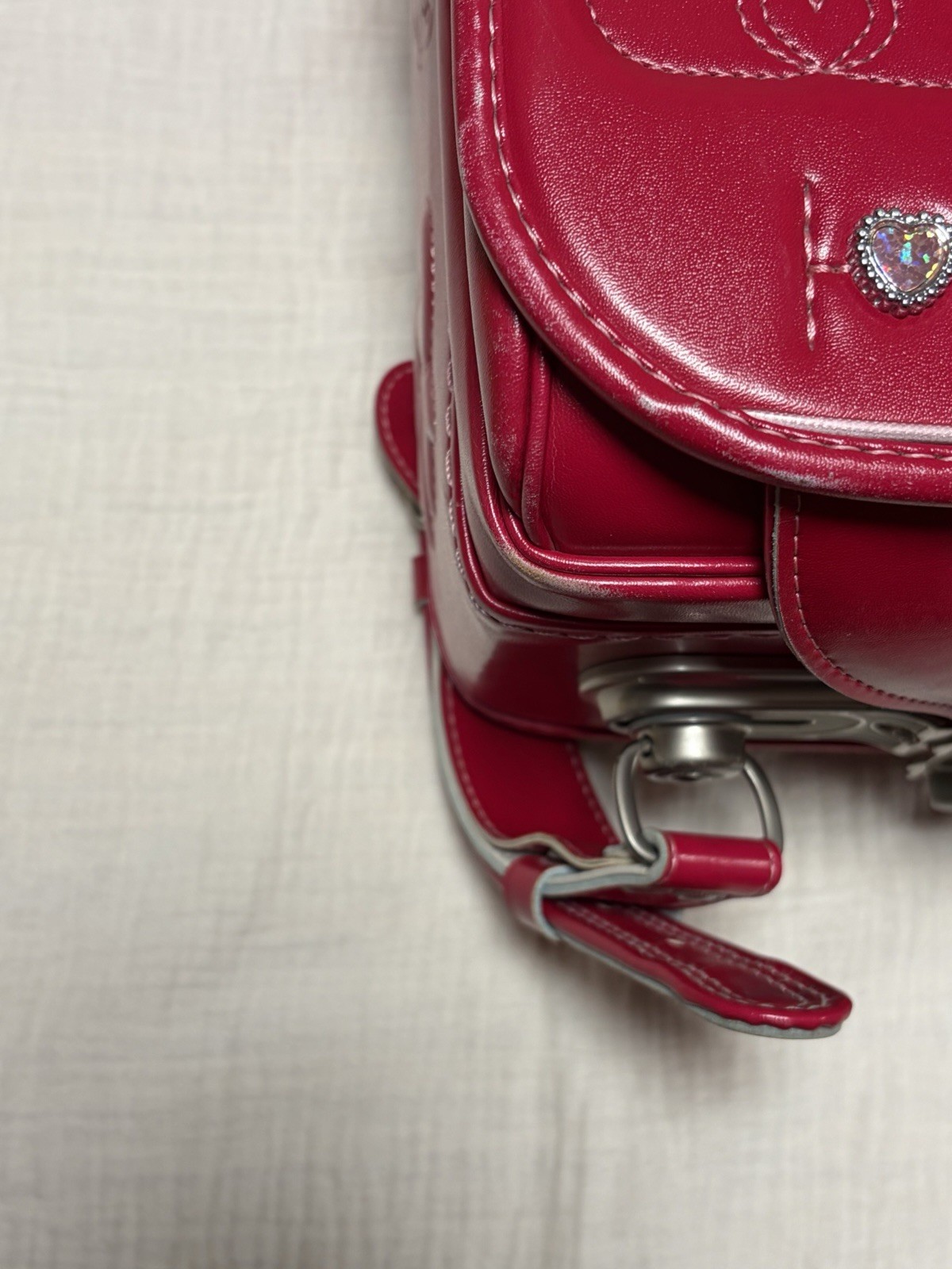 Randoseru Japan Fit-chan Red Synthetic Leather: School Bag Adult or Kids