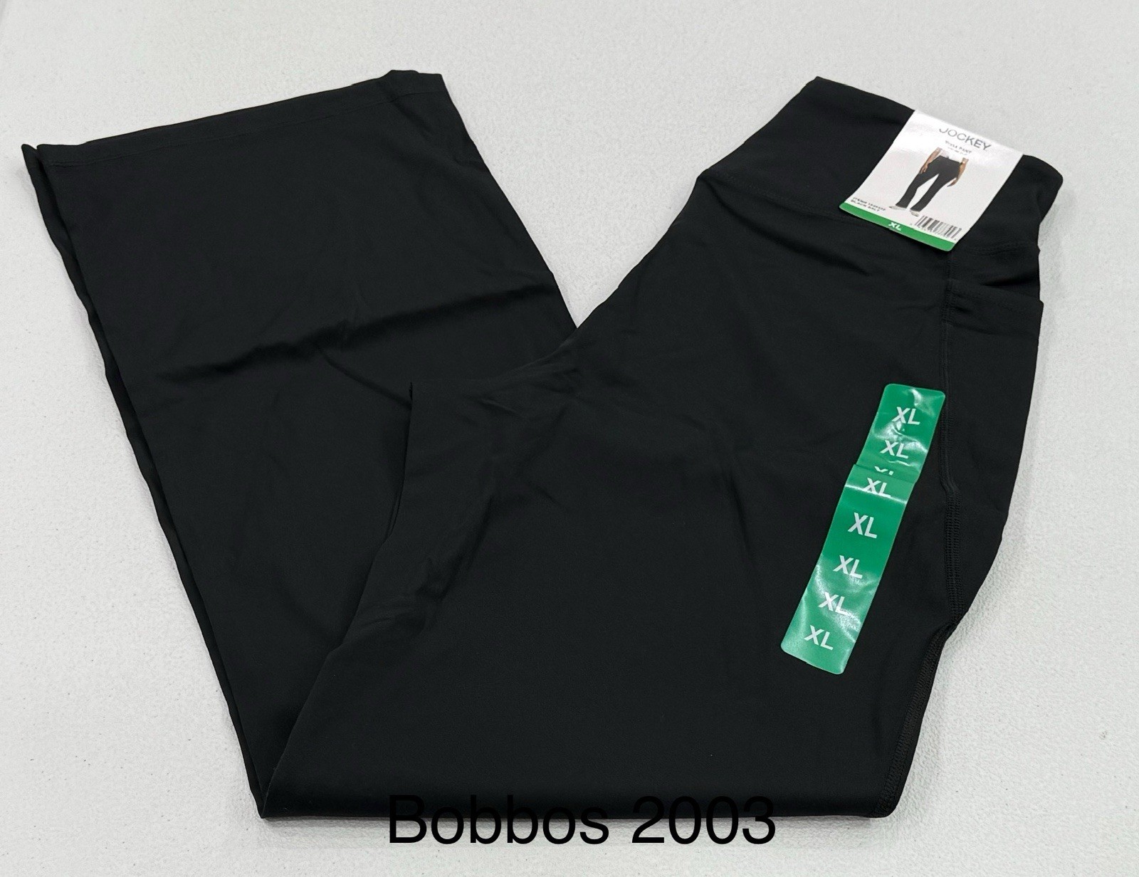 Jockey Women’s Yoga Pants, Black Salt, Size XL