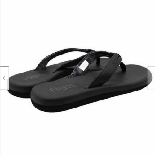 Flojos Womens Memory Foam Margo Flip Flop (BLACK TIE DYE, 7 REG ) NEW