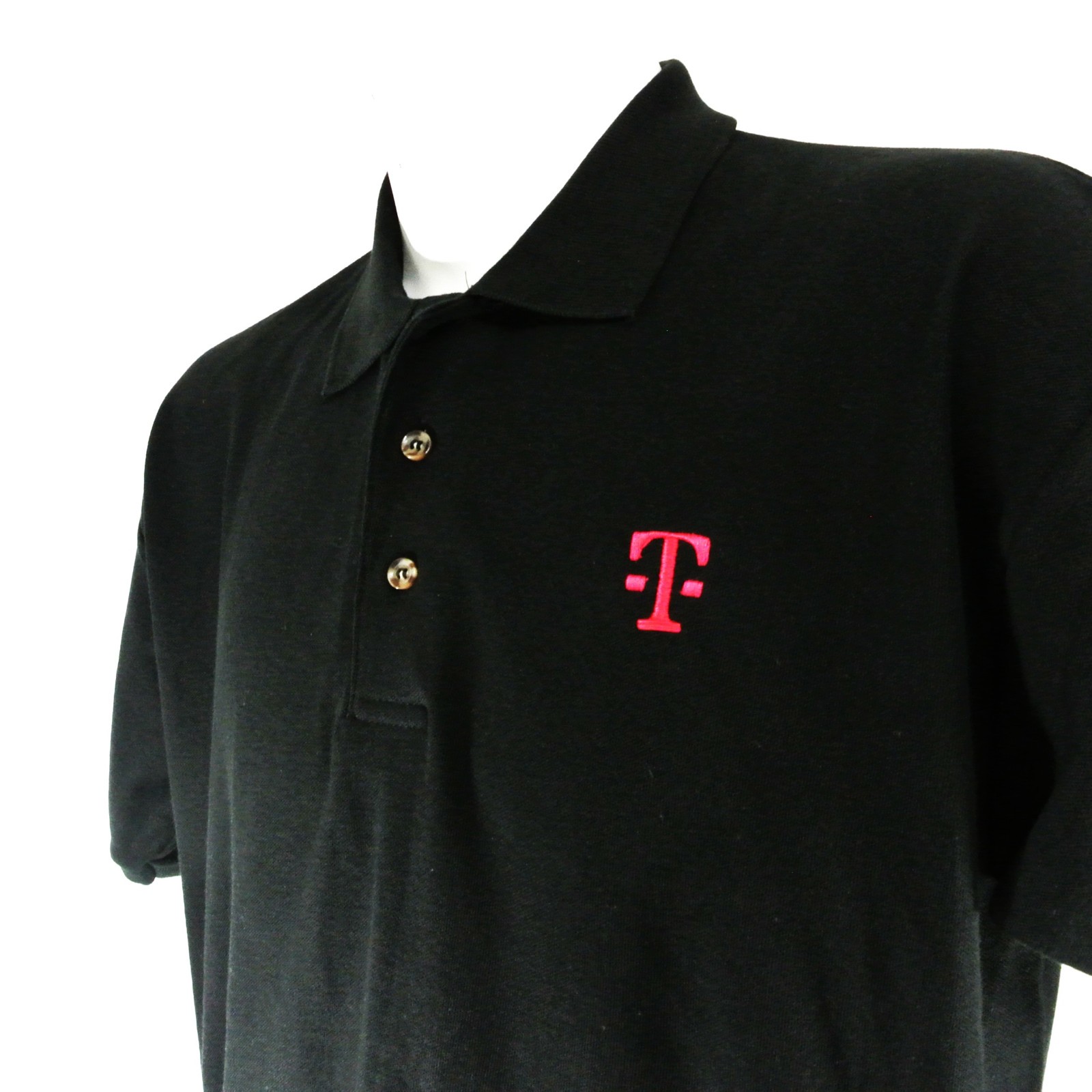 T-MOBILE Communications Tech Employee Uniform Polo Shirt Black Size XL NEW