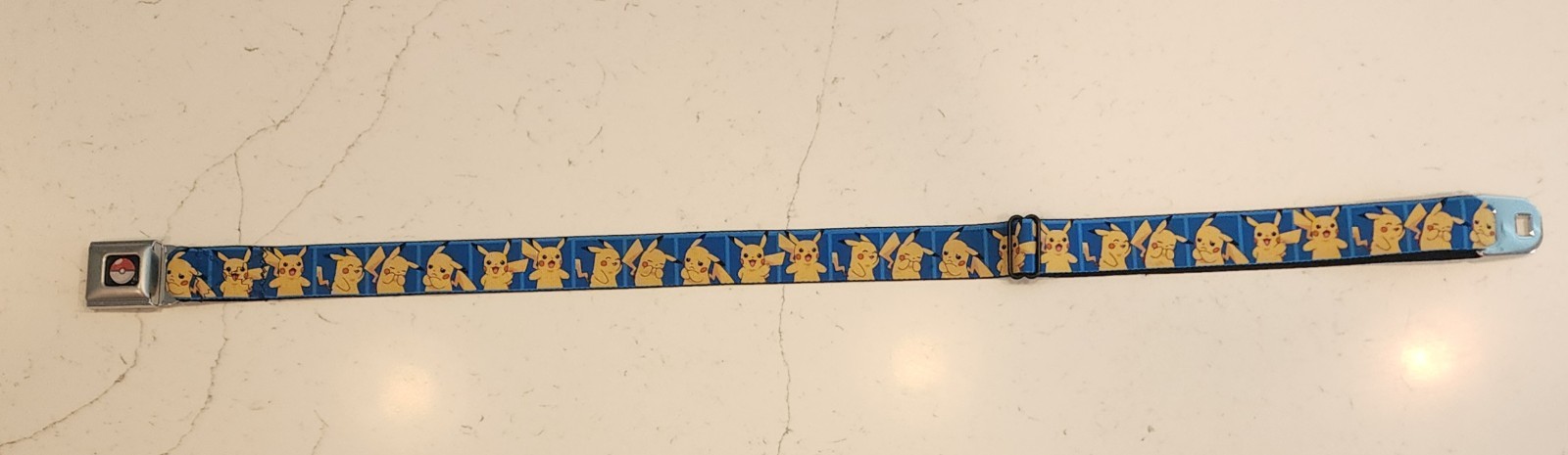 Buckle Down Pokemon Seat Belt Adjustable Belt 26-48 Inches