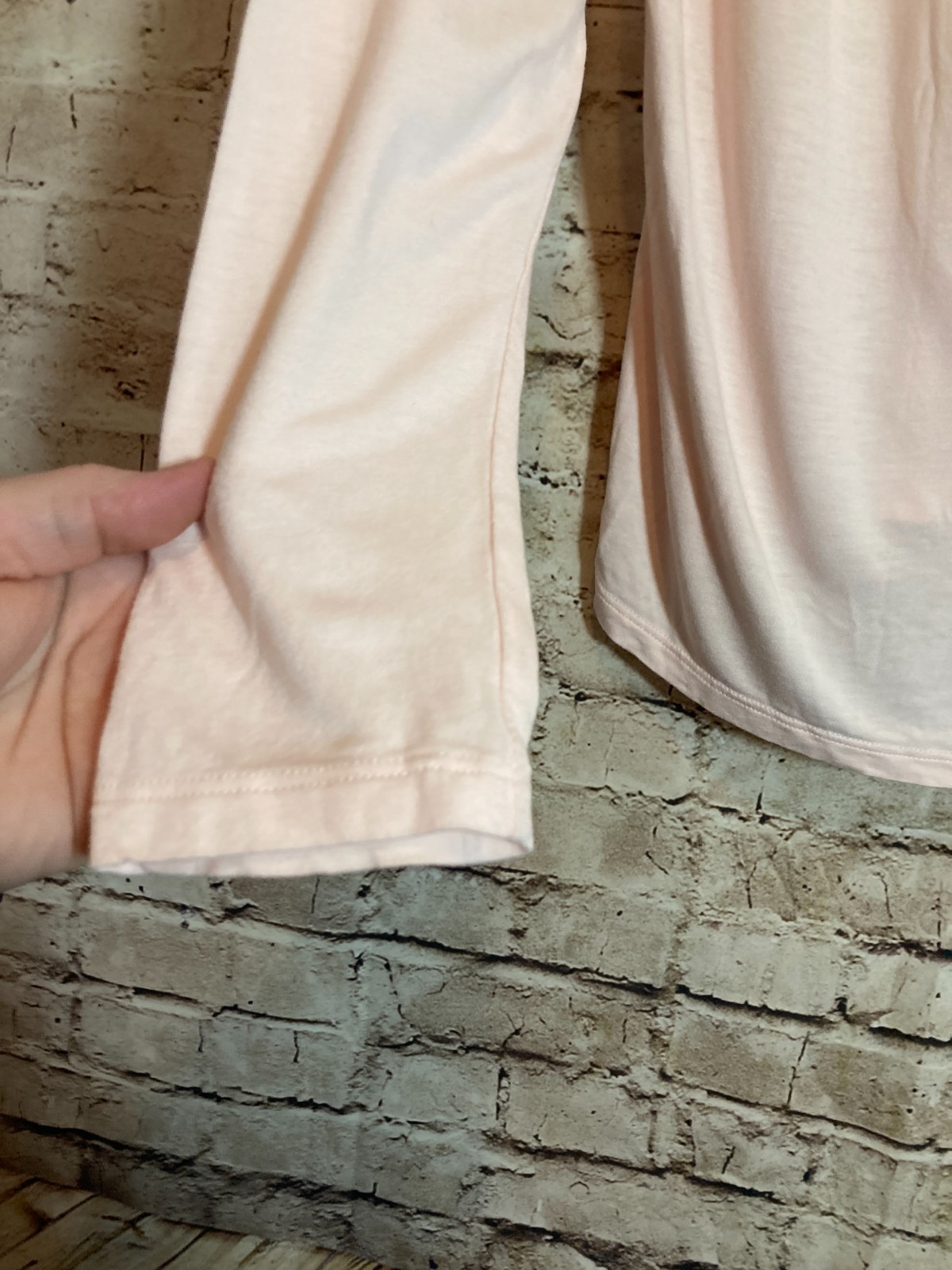 Old Navy Top Womens XL Powder Pink Cowl Neck Stretchy Layering Piece Capsule