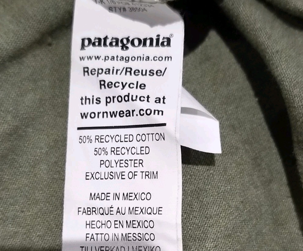 MENS PATAGONIA RESPONSIBILI-TEE SIZE XXL