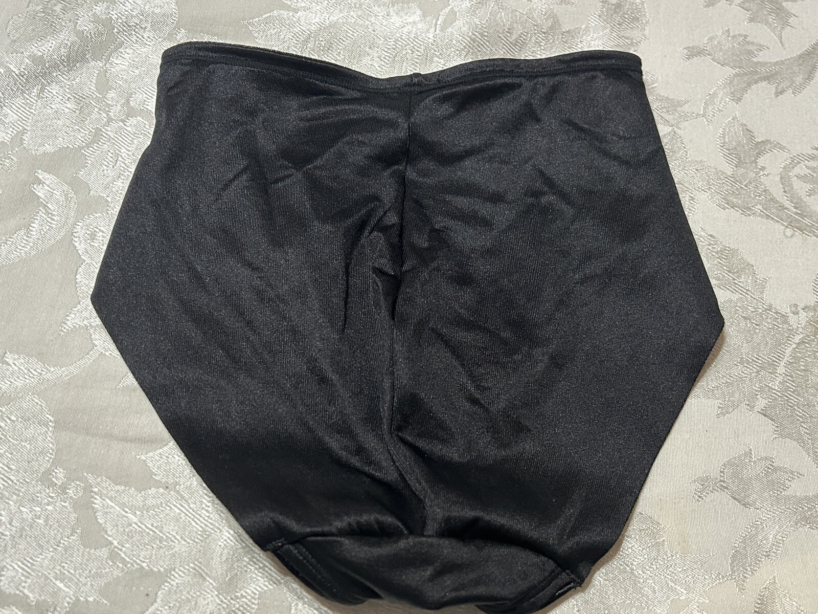 TC FINE INTIMATES Waistline Black Medium Control Brief Womens M #317