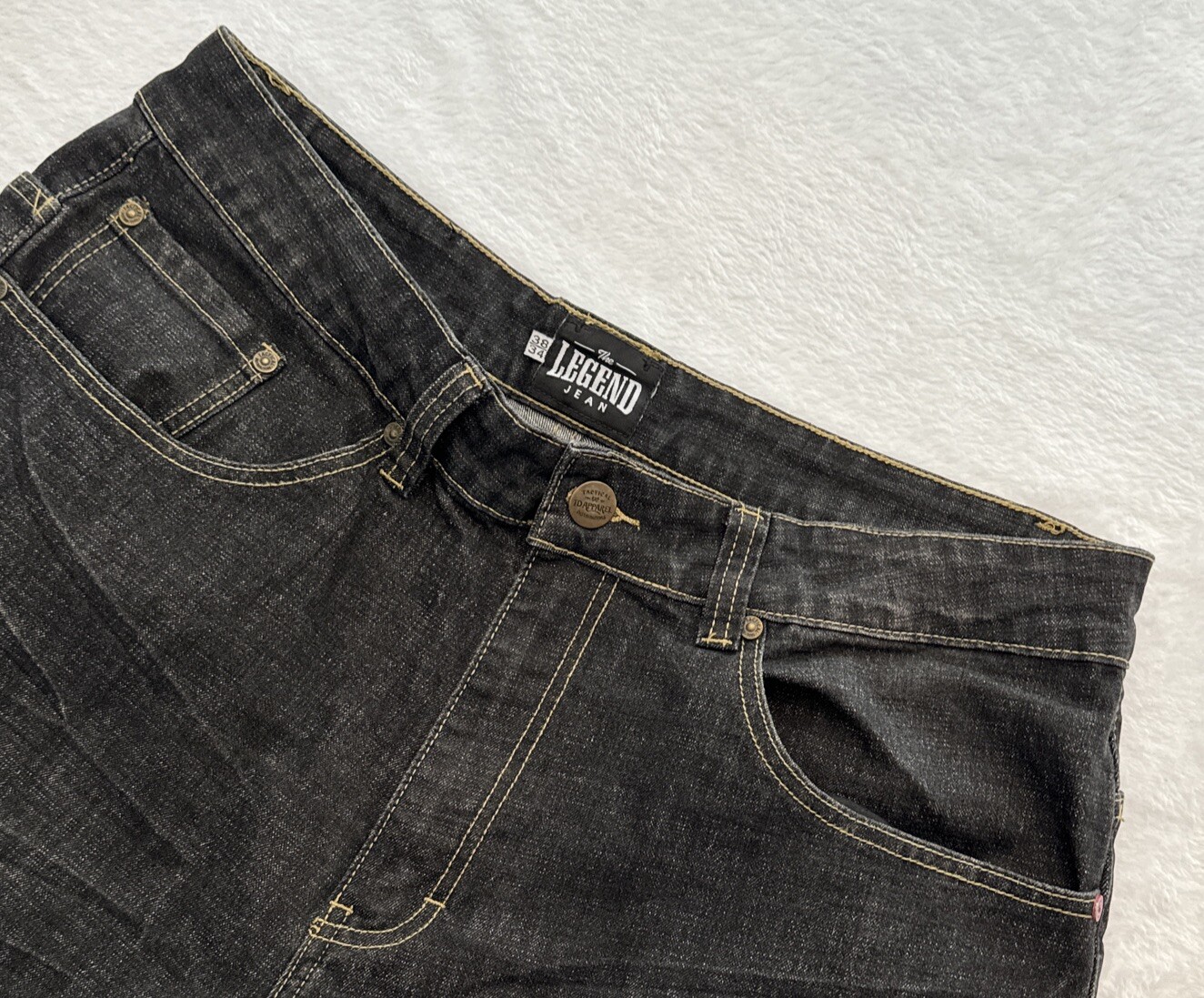 TD Tactical Distributors 38×34 Jeans BLACK “Legend” Men Straight Denim EXCELLENT