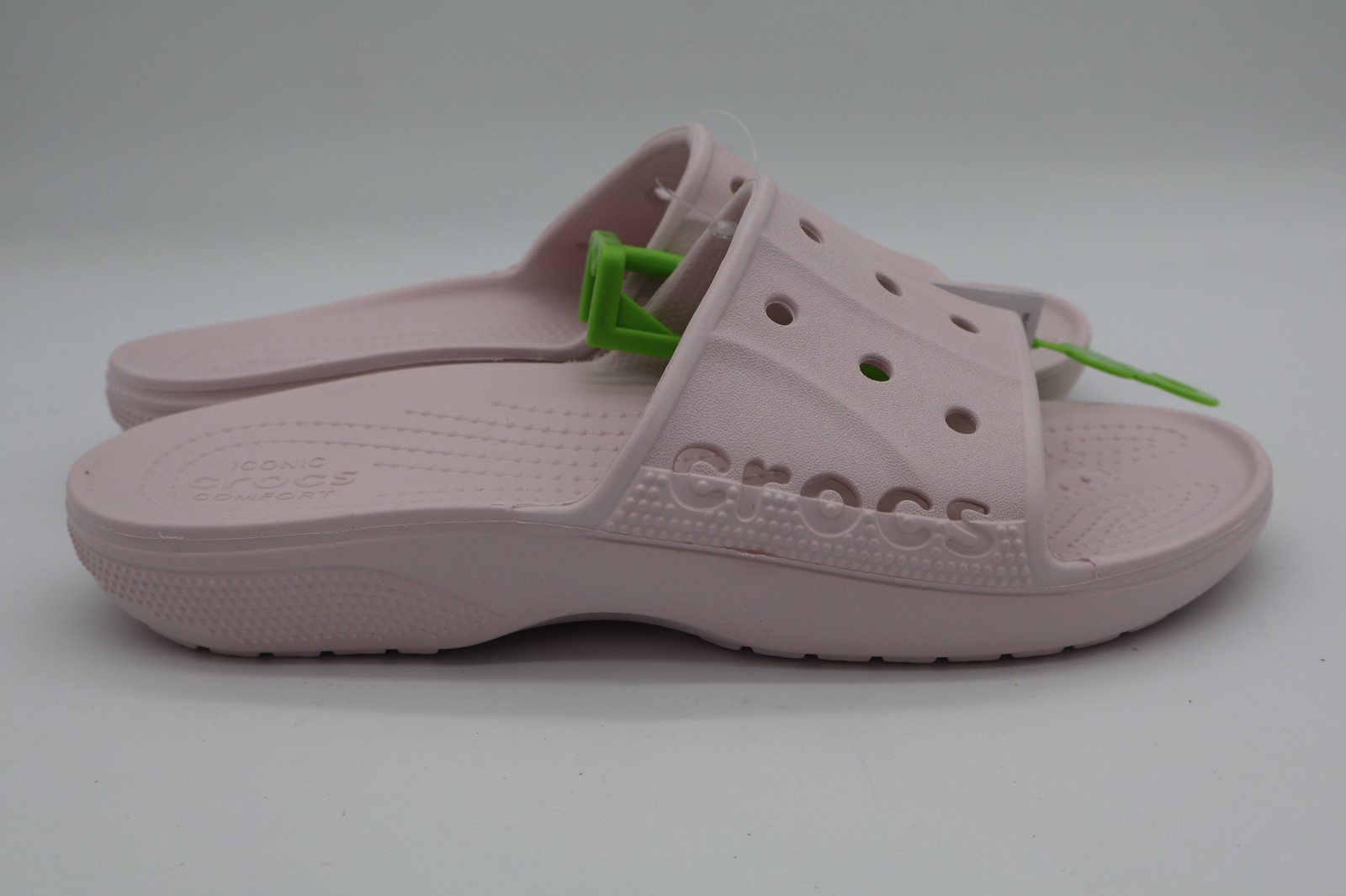 Crocs Baya Slide Sandals Cobblestone Tan & Off Pink Unisex M-6/W-8 Lot of 2