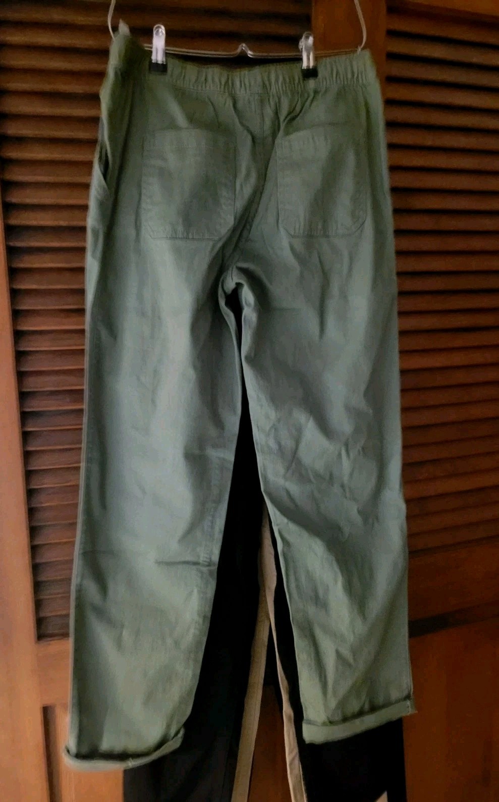 4 Pair Wonder Nation Pull On Pants 14-16 XL 1 Olive, 2 Black, 1 Khaki Free Ship!