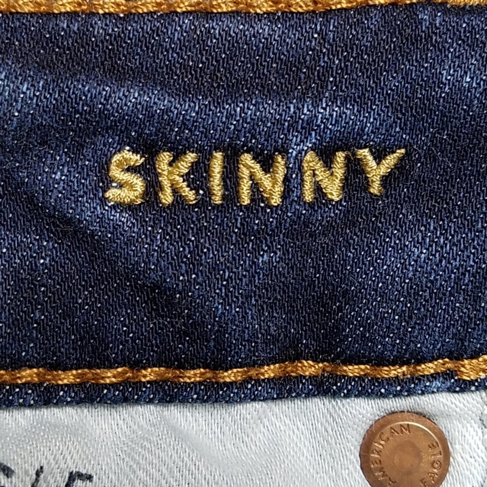 American Eagle Distressed Next Level Flex Skinny Dark Wash Men’s size 31×32