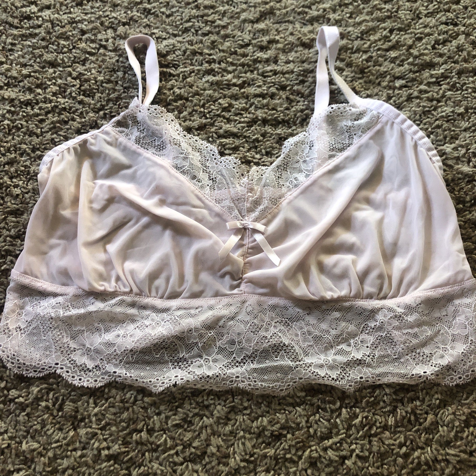 Freya Light Pink Bralette Size Large L Wireless Romantic Womens Adjust Sri Lanka