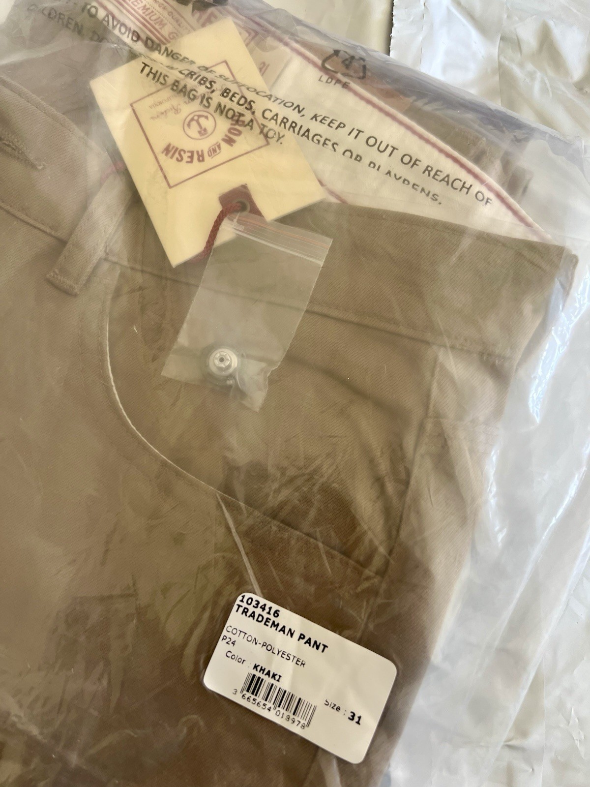 Iron and Resin Tradesman 5-Pocket Pant