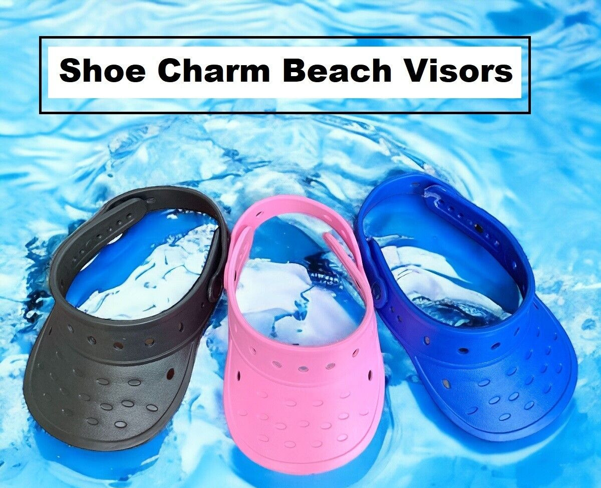 Visor Hat Fits Shoes Charms Floatable Adjustable Lightweight Durable Sun – Pink