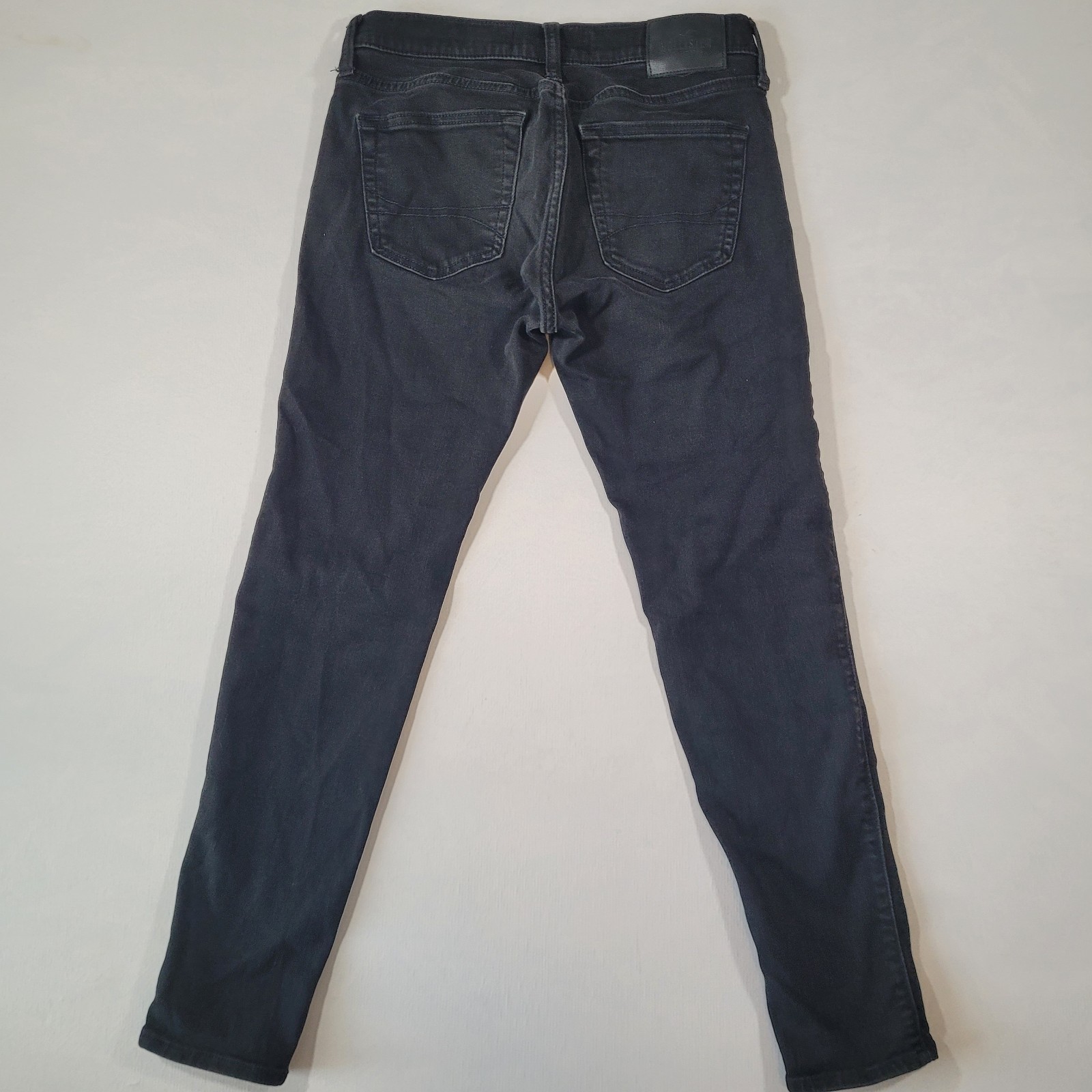 Hollister Super Skinny Jeans Men’s 30×30 Faded Black Advanced Stretch Denim