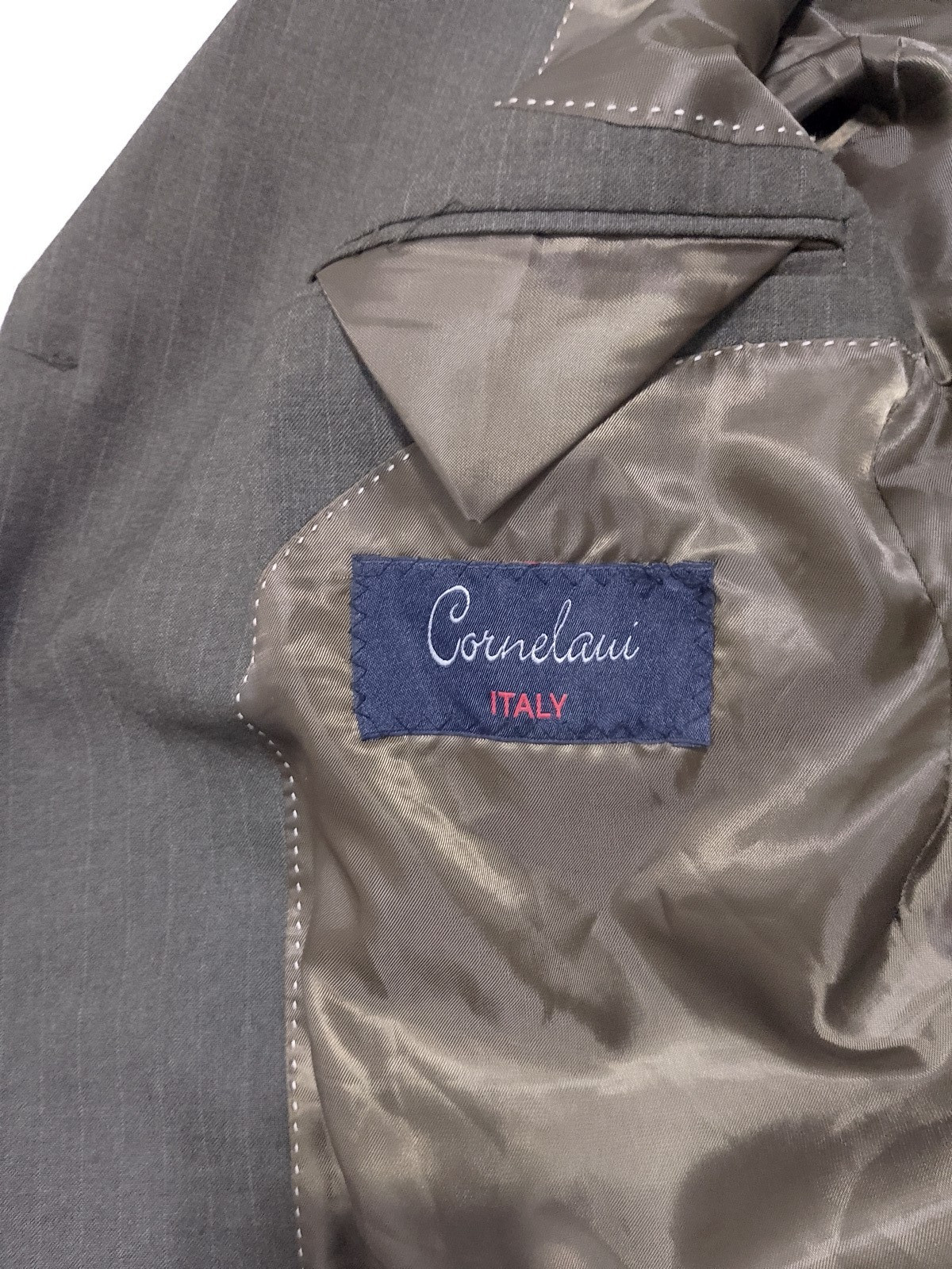 Men’s Corneliani Buffon Pura Lana Vergine Extra Fine Wool Blazer Jack Size 48 IT