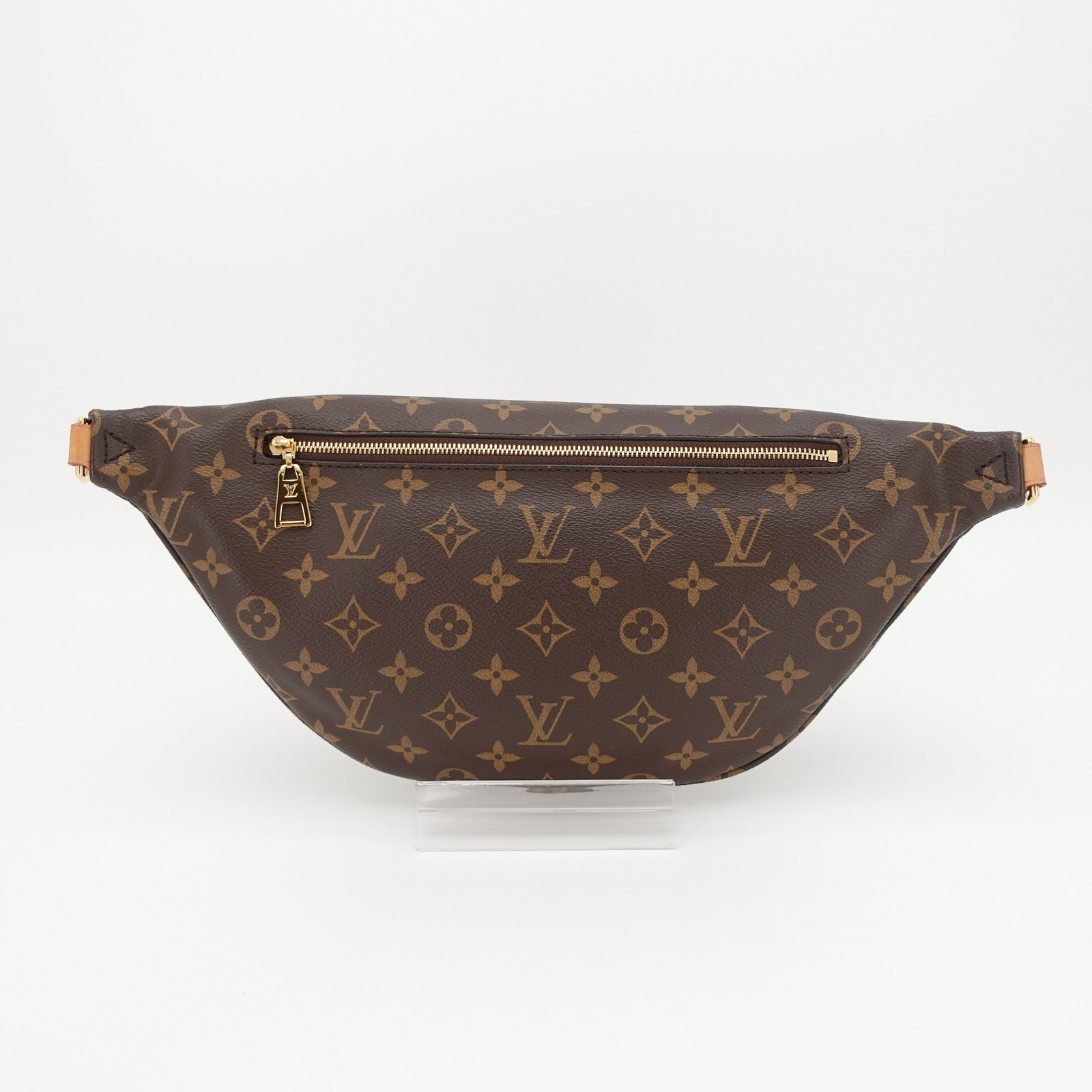 Louis Vuitton High Rise Brown Monogram Canvas Bumbag Waist Shoulder Belt Bag