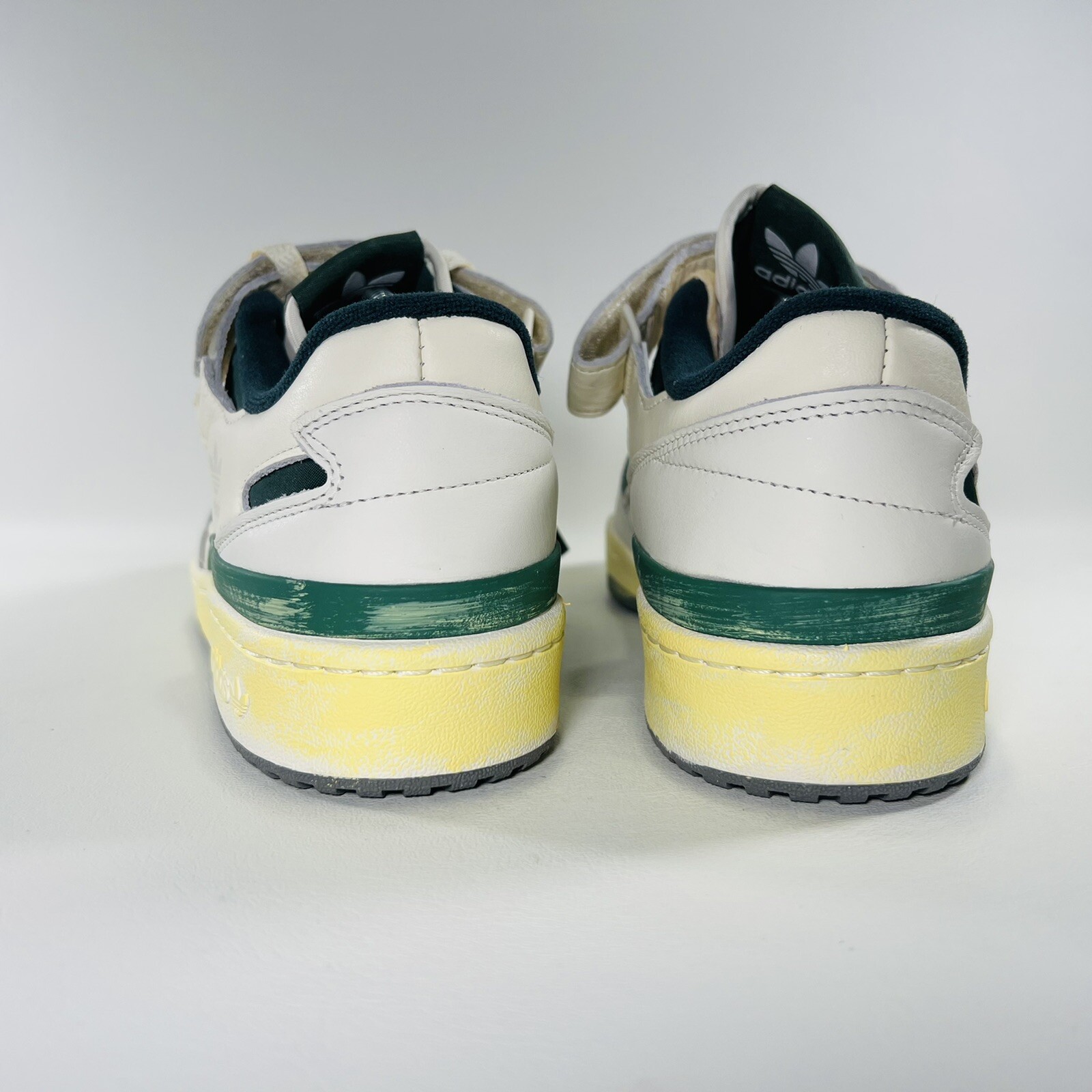 Adidas Forum 84 Low AEC Men Shoes Athletic Sneakers Off White Green Trainers New
