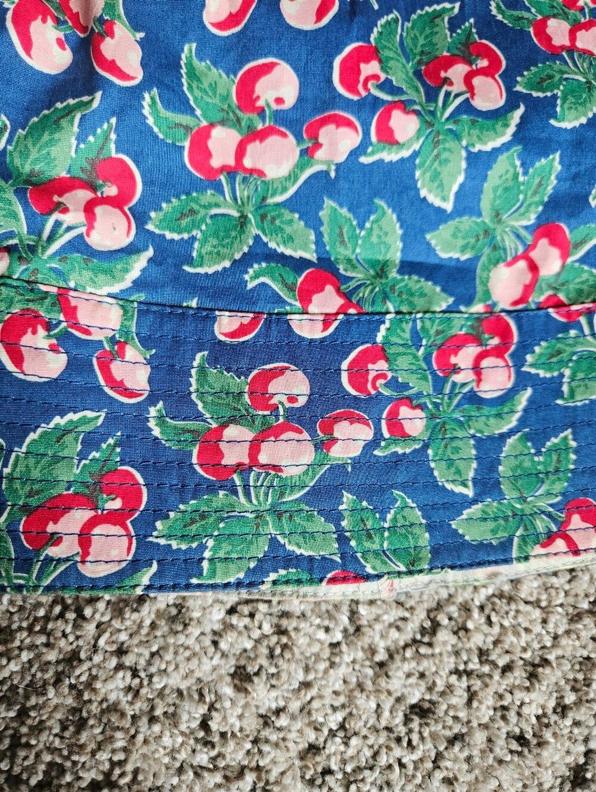 Emmy Design Sweden The Goodness Gracious Cherry Print Dress Vintage Style US 12