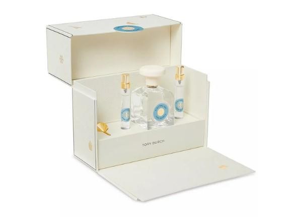 Tory Burch Electric Sky 3 Piece Perfume Gift Set for Women – NEW IN BOX