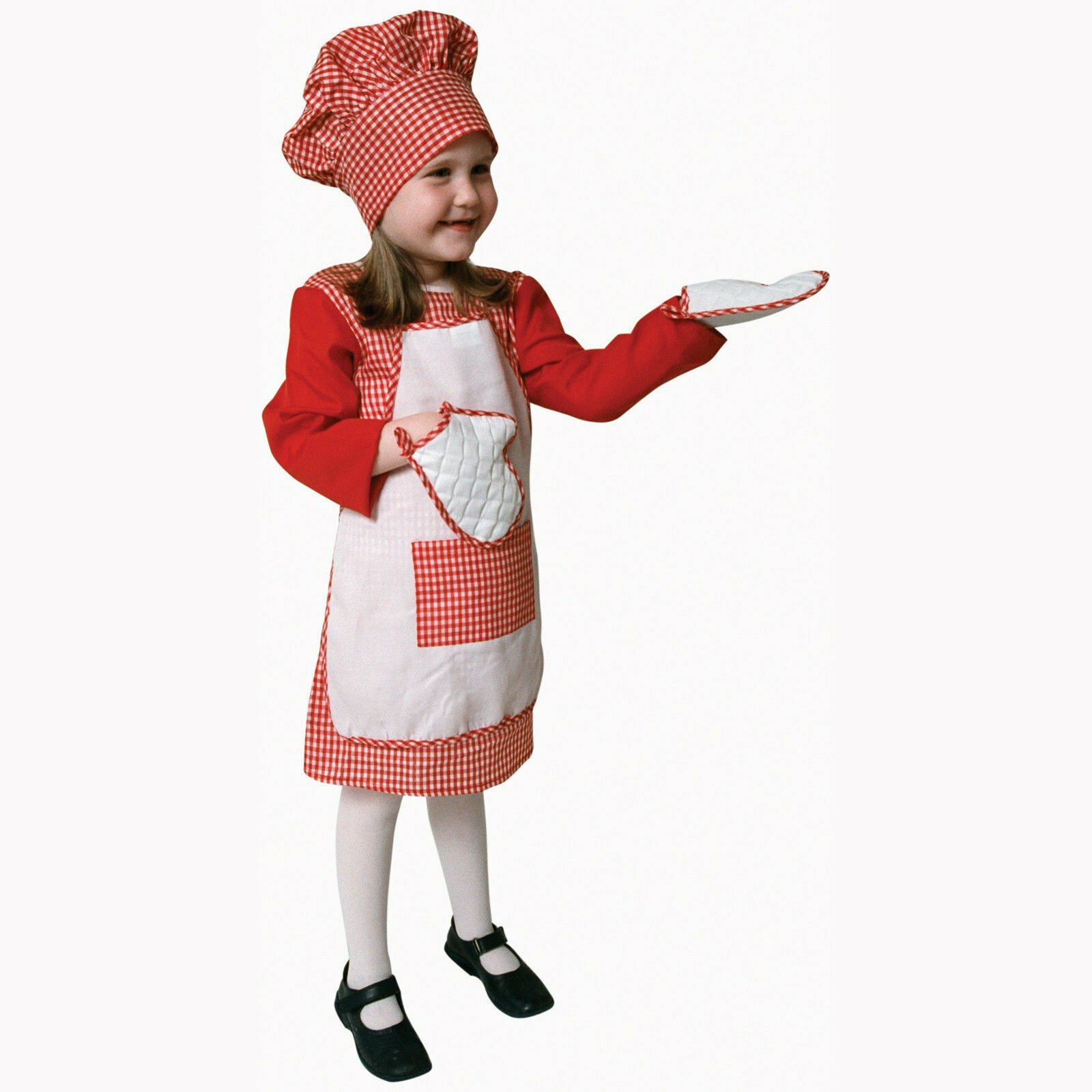 Chef Costume For Kids – Baker Uniform Dress Up For Girls By Dress Up America