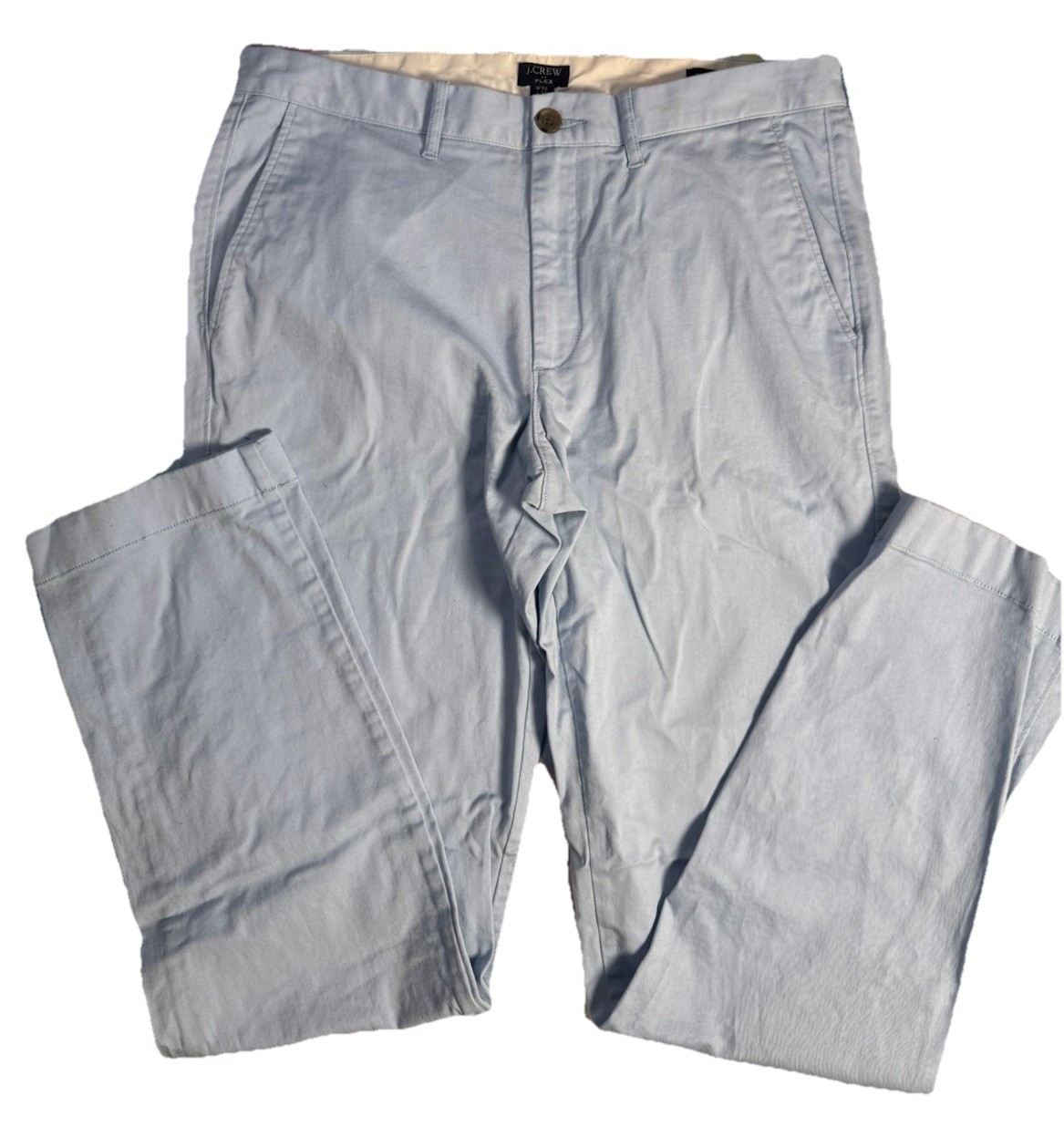 J.Crew Flex Straight Fit Chino Pants Mens 32×32 Light Blue H3186 SP24