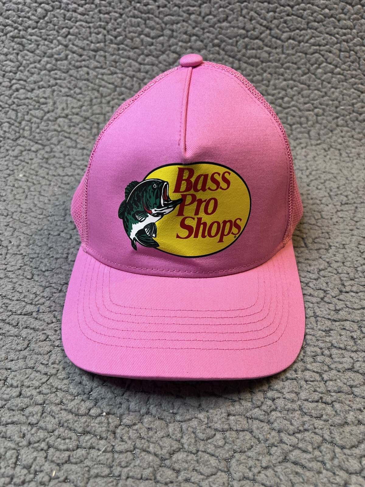 Bass Pro Shops Hot Pink Mesh Trucker Hat Unisex One Size Fit Most