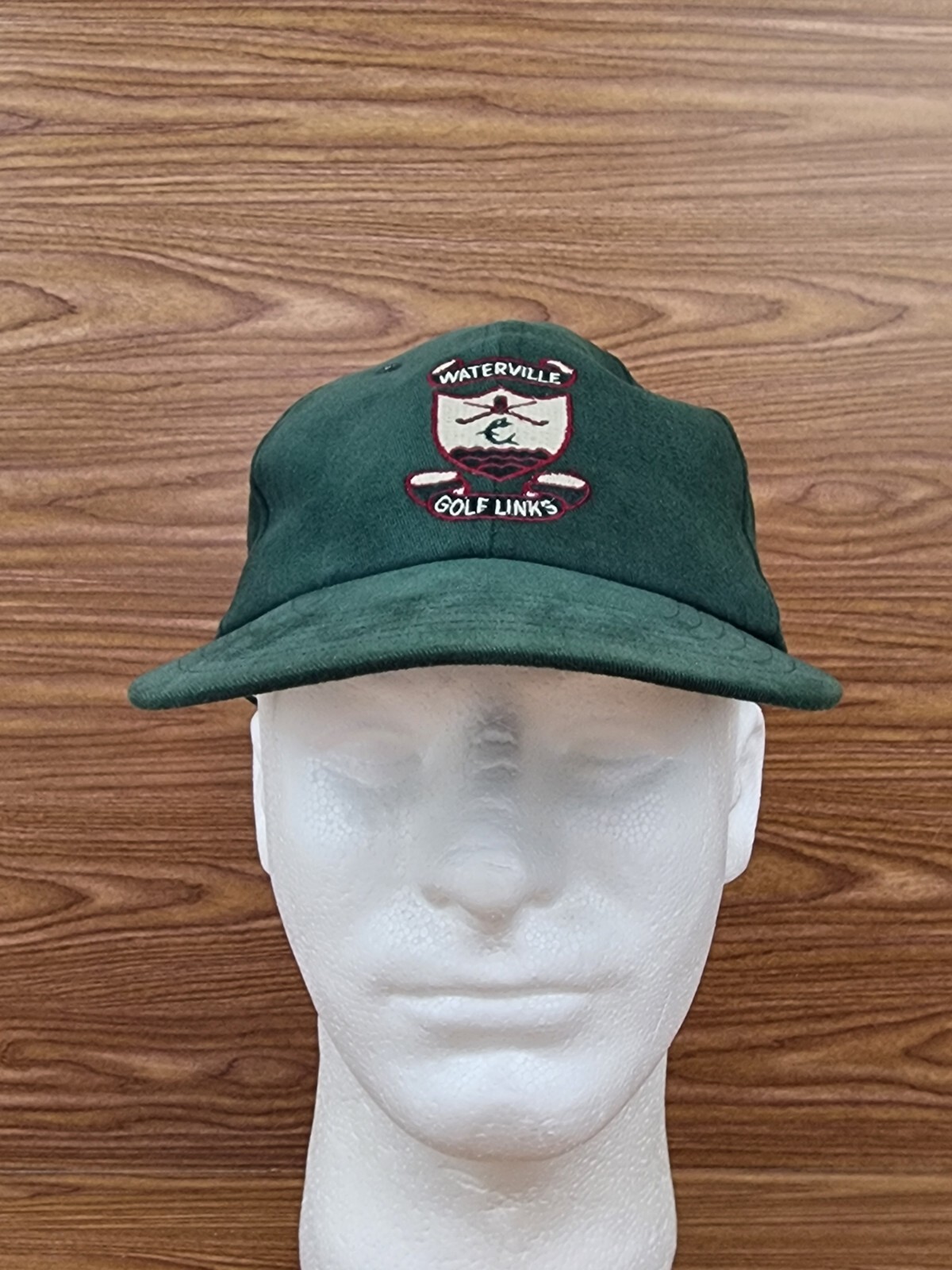 VINTAGE Waterville Golf Links Hat Cap Texace Green Strapback Ireland Lid Adult