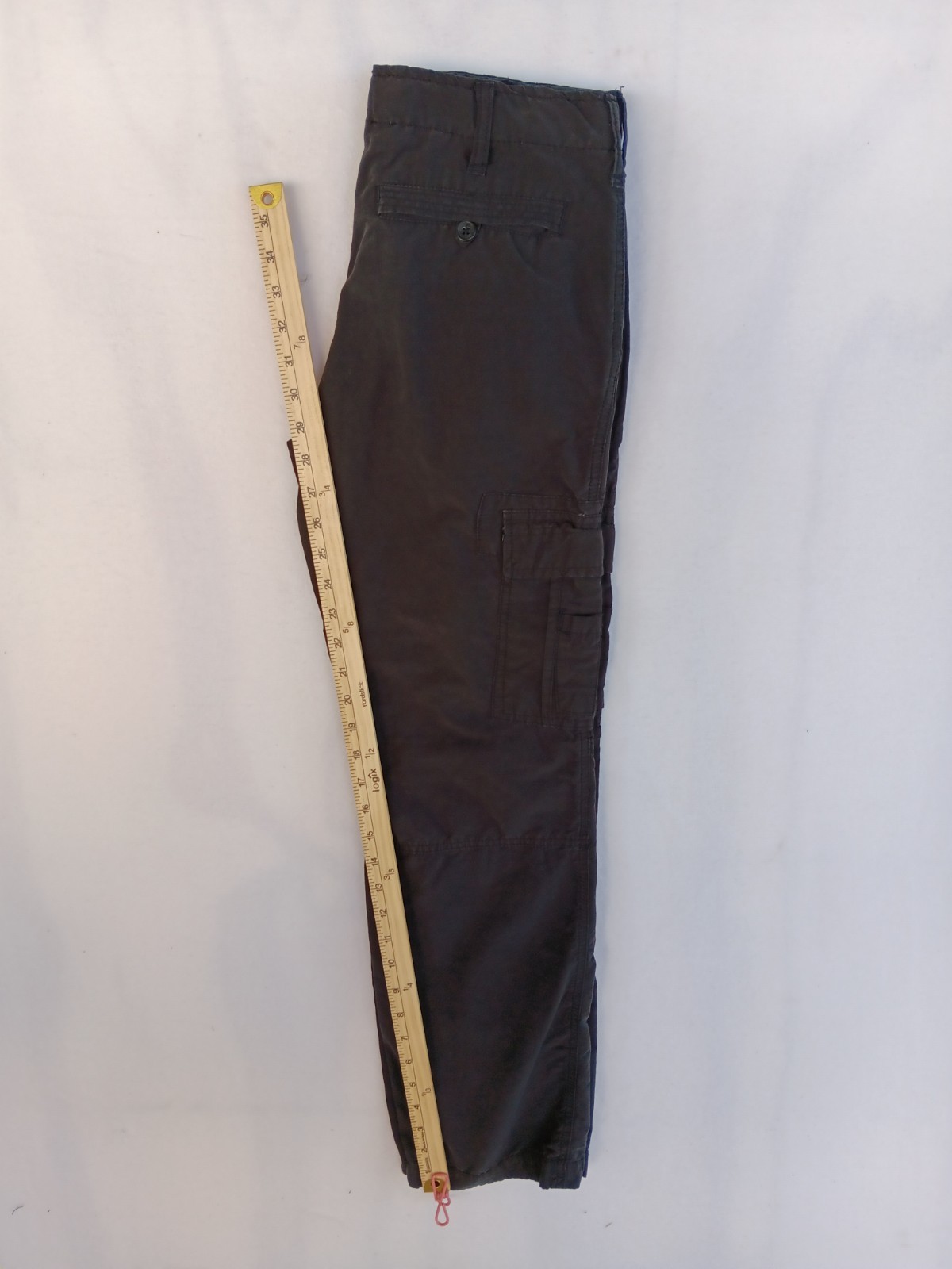 Urban Pipeline Teens Gray Cargo Pants 16W Size 16 Flat Front Pockets