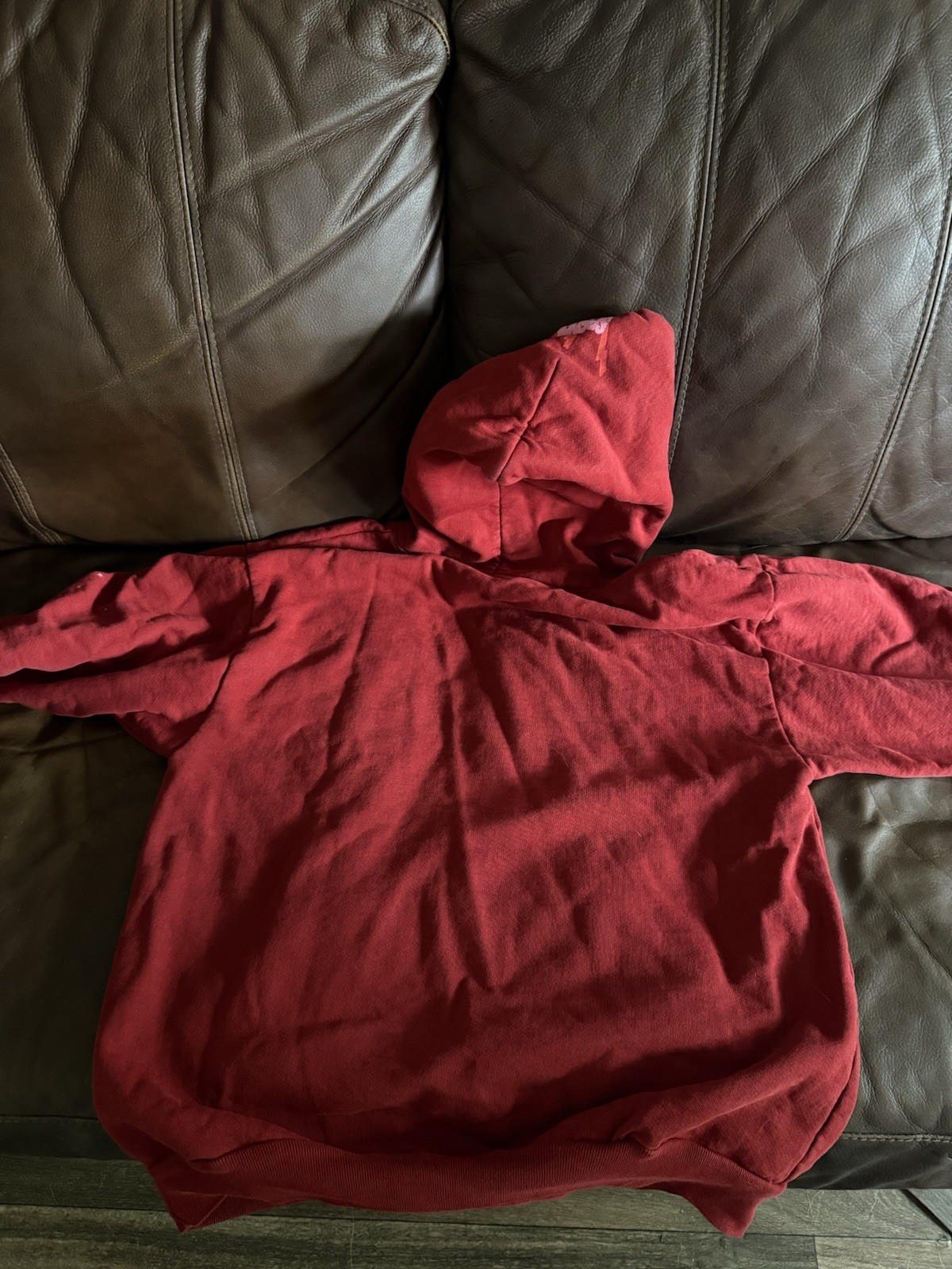 Sp5der Number 555 Hoodie ‘Red’ Size M