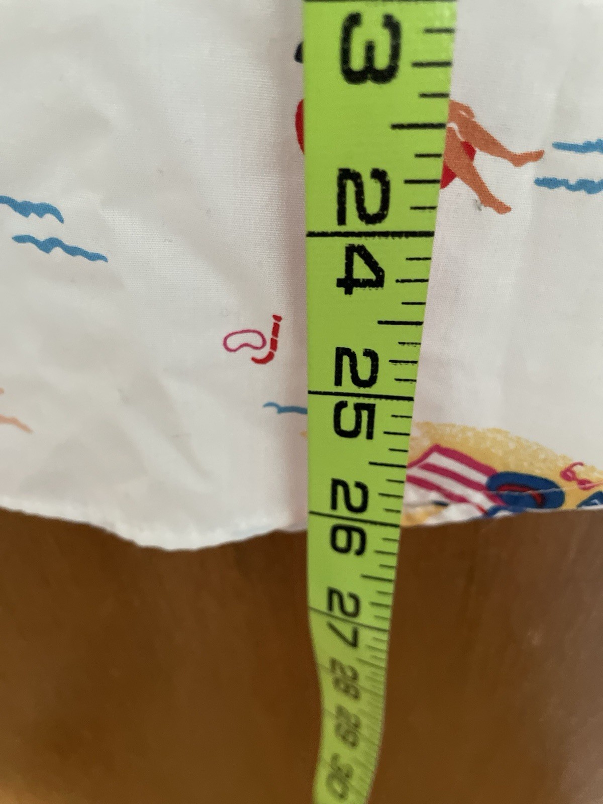Lands End Sleeveless No Iron Supima Sleeveless Woman’s Top Fun Print Size 14