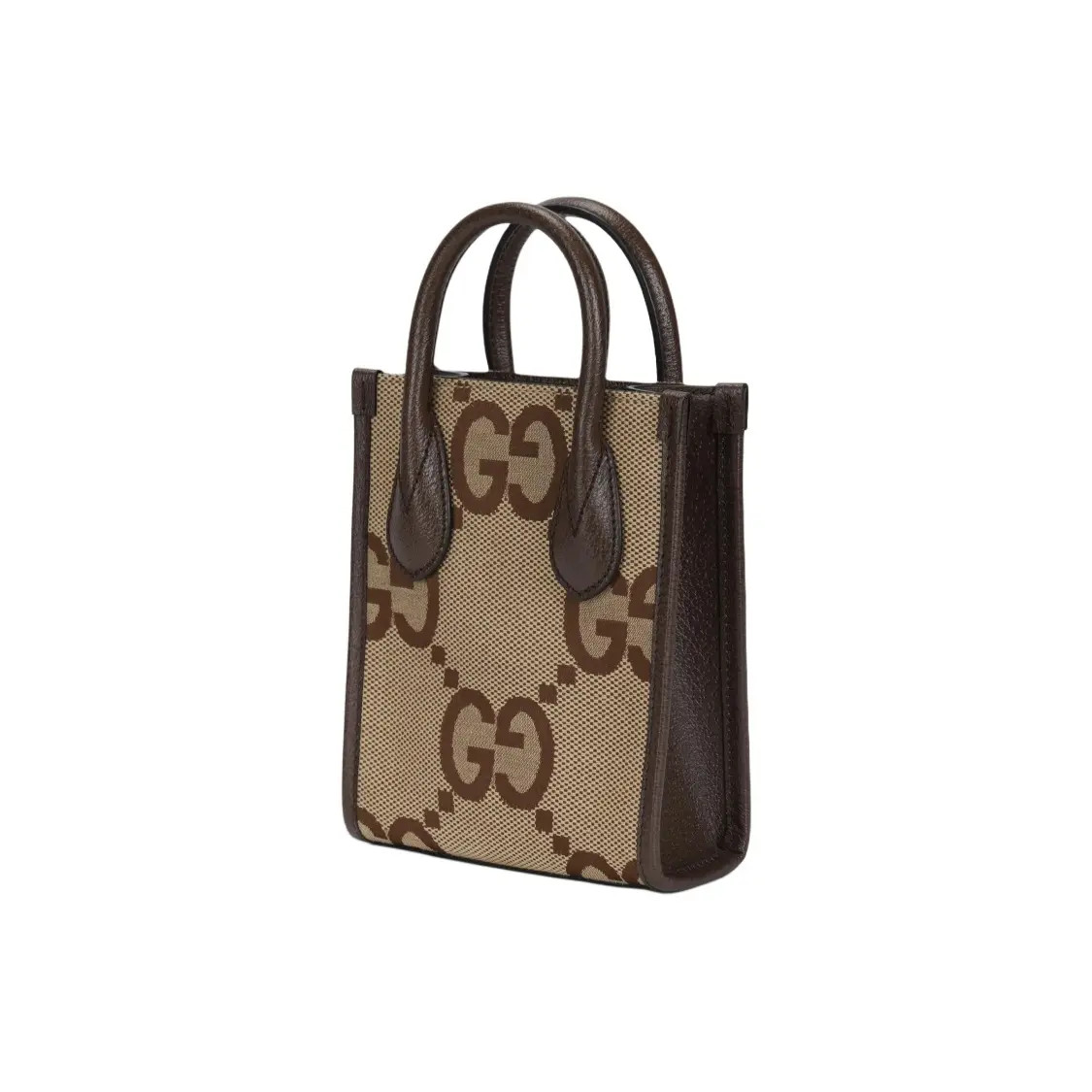 GUCCI Super Double G Big Old Flower Logo Tote Bag Shopping Bag 6.2×2.7×7.8 in