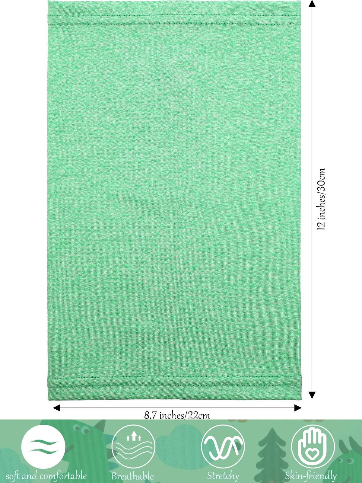 SATINIOR 4 Pieces Kids approx. 8.7 x 12 inches, Magenta, Pink, Green, Cyan