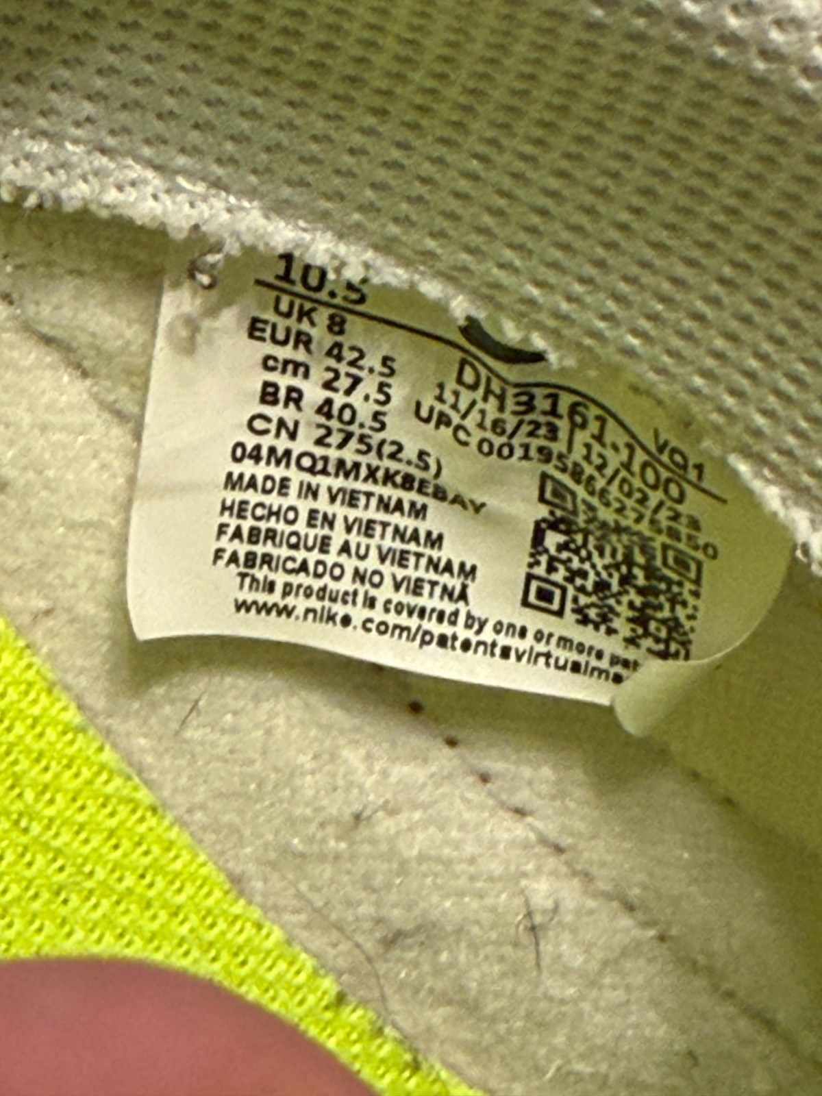 Nike Court Legacy Next Nature White Desert Ochre DH3161-100 Women’s Size 10.5