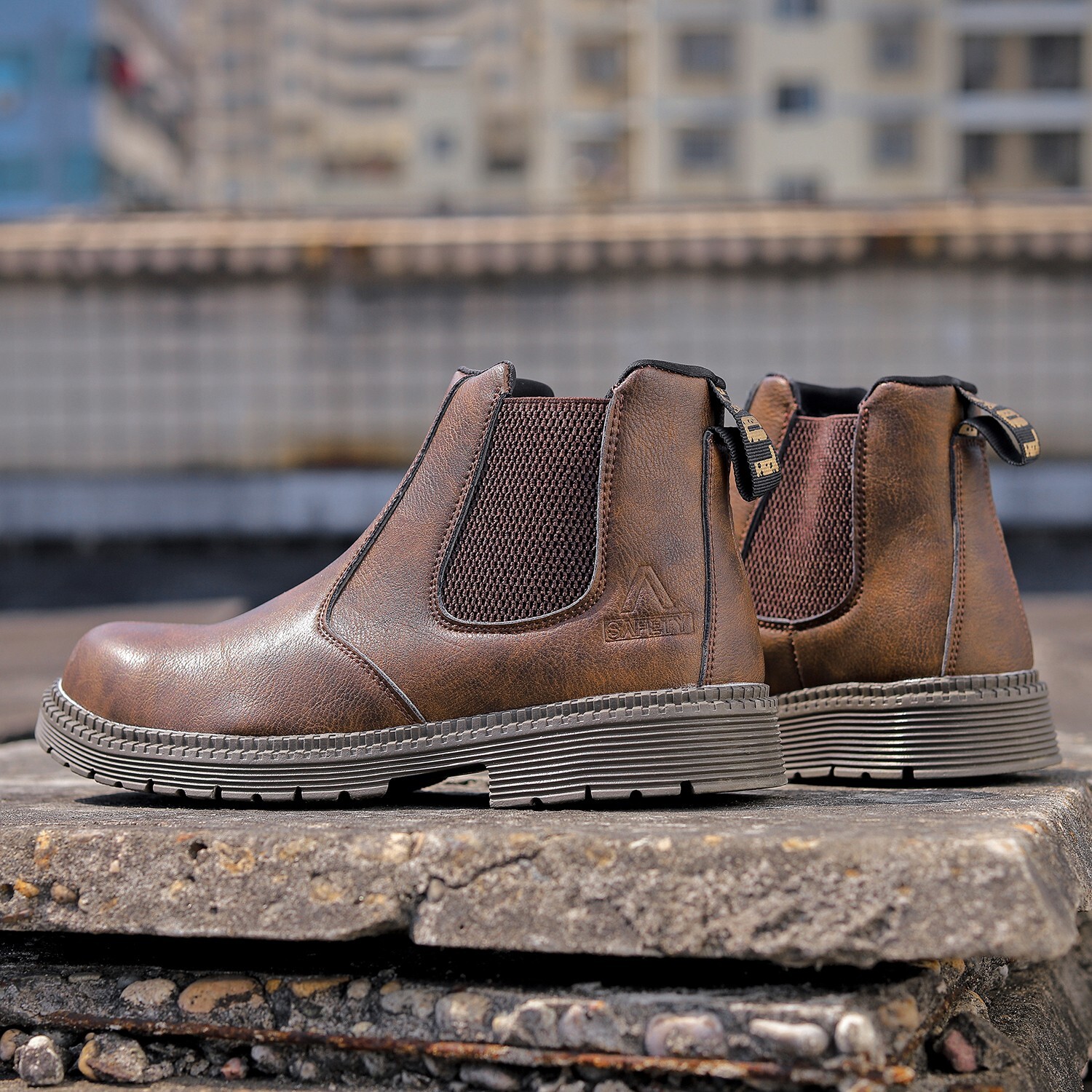 Steel Toe Shoes For Men Work Boots Puncture-Proof Safety Shoes Protective Shoes
