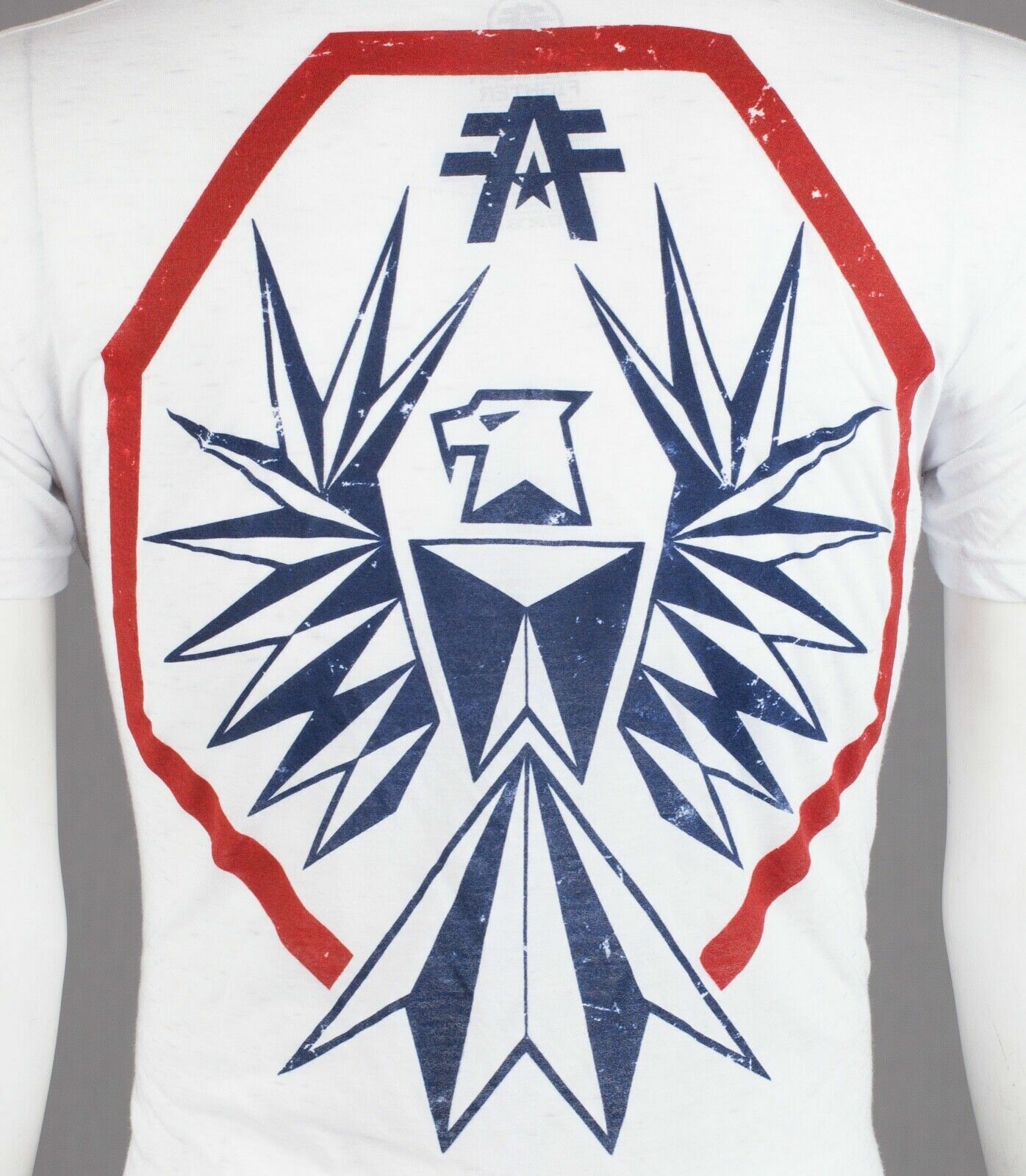 AMERICAN FIGHTER Somerset White Athletic Mens Crewneck T-shirt L-3XL NWT