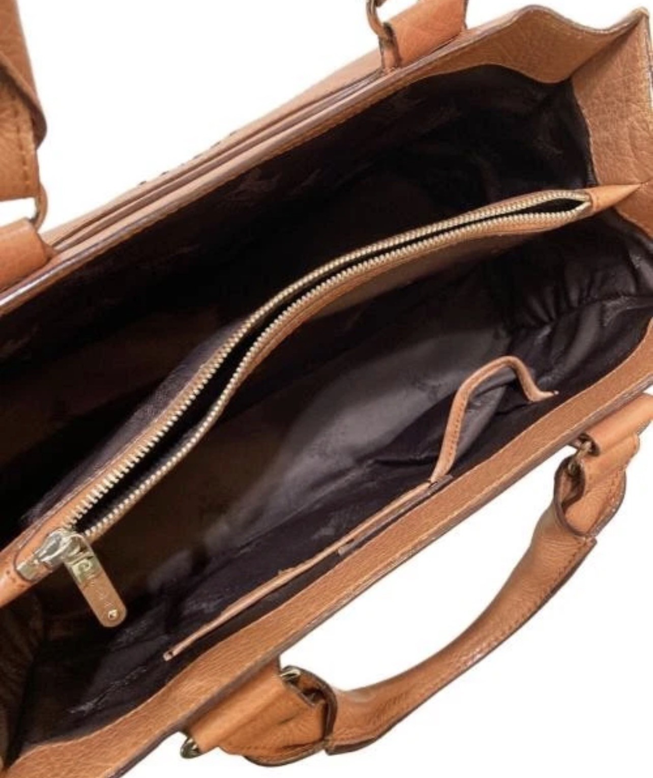 CELINE Boogie Bag Brown Leather Handbag
