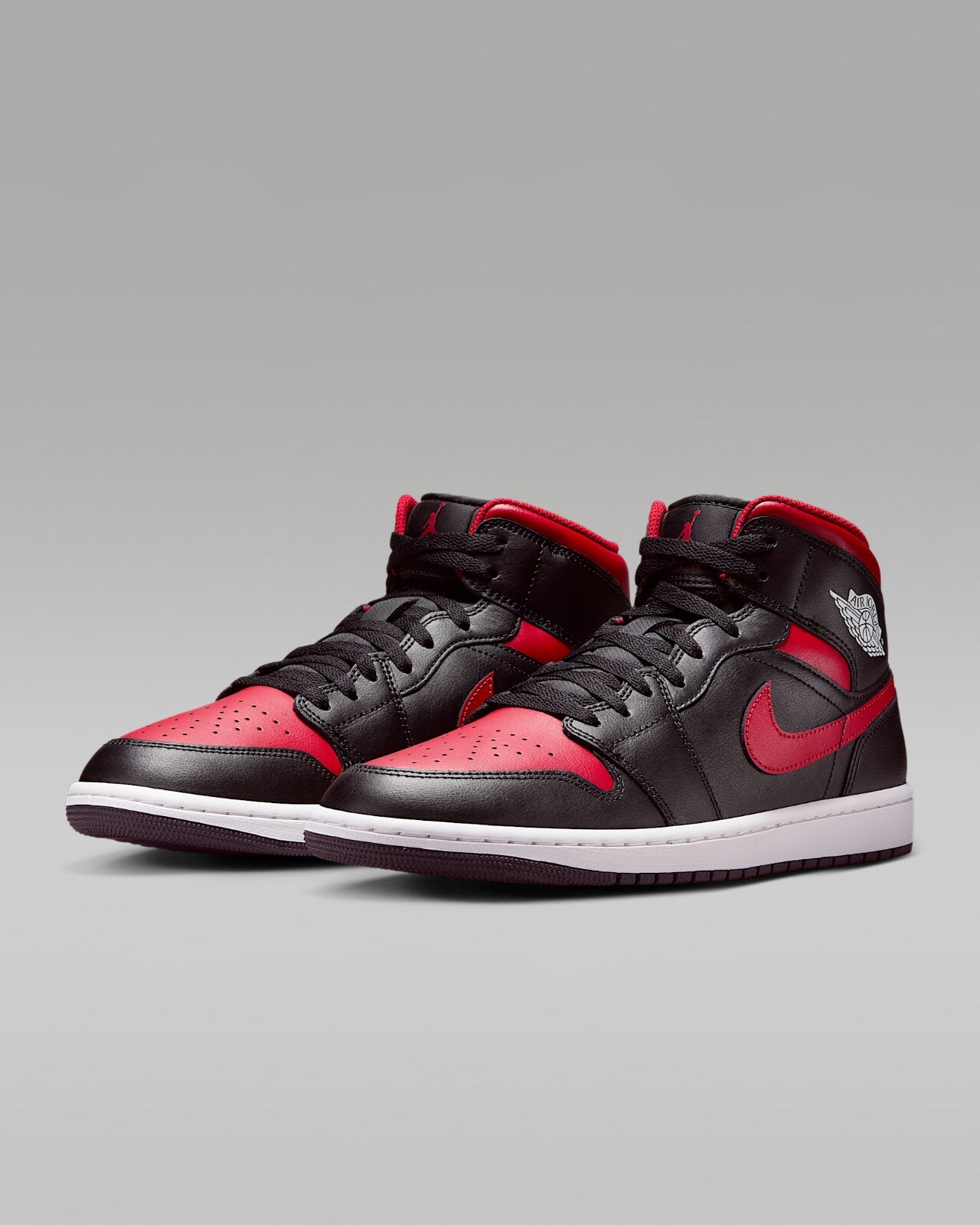 Nike Air Jordan 1 Mid “Bred” DQ8426-067 Men’s Shoes Sneakers Brand New [US 7-14]