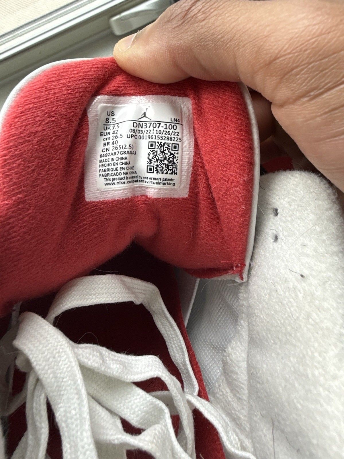 Nike Air Jordan 3 Retro White Cement Reimagined White/Red/Black DN3707-100