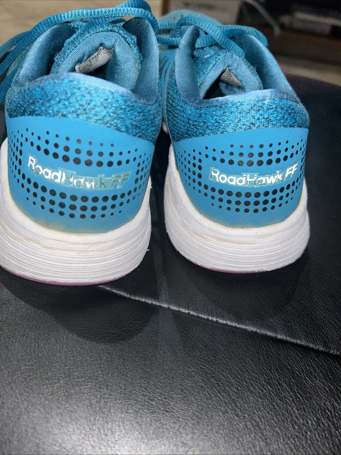 Asics Shoes Road Hawk Ff Running Sneakers Blue Lace Up Low Top T7D7N Womens 8