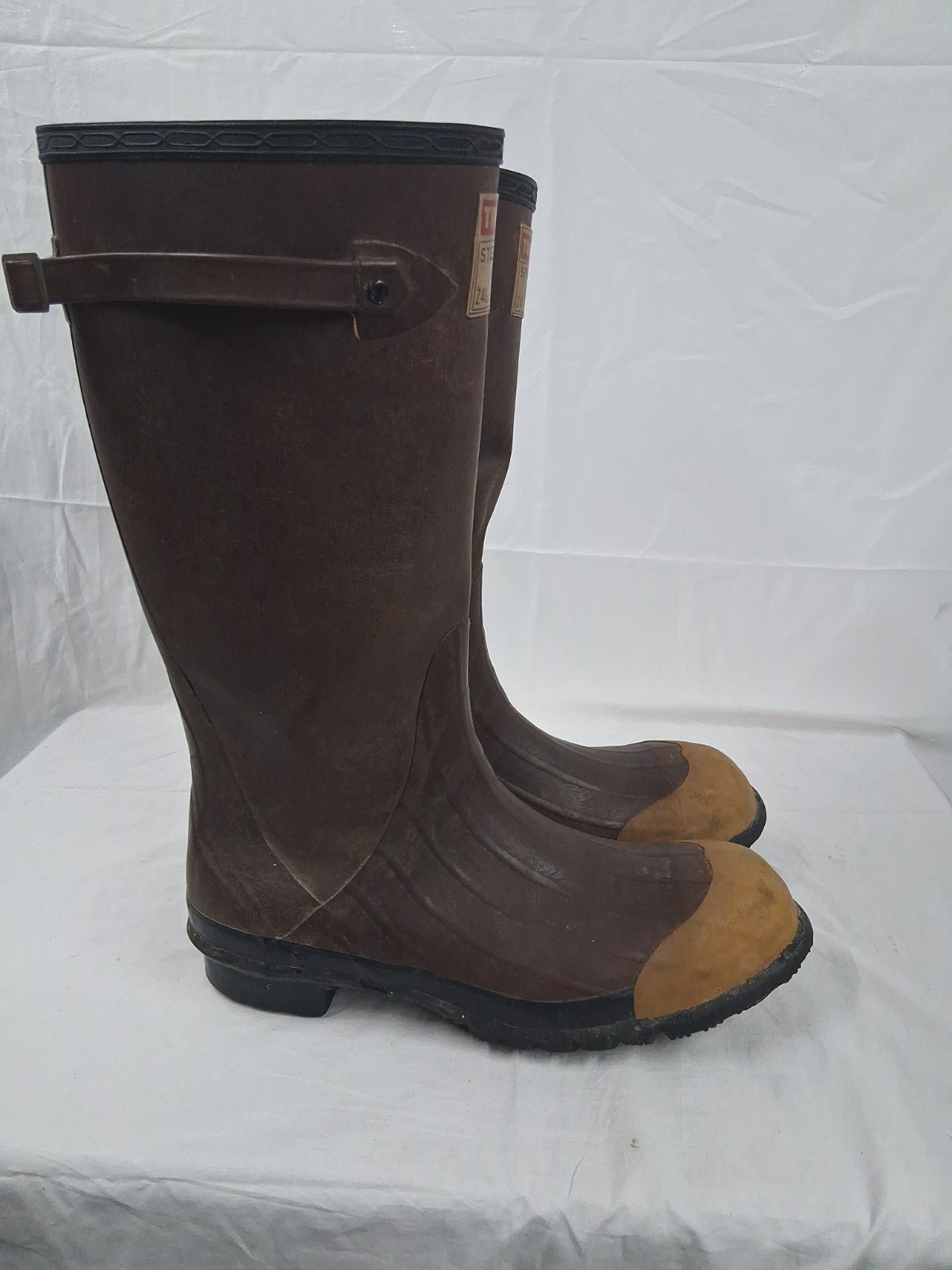 tingley steel toe rubber boots Brown