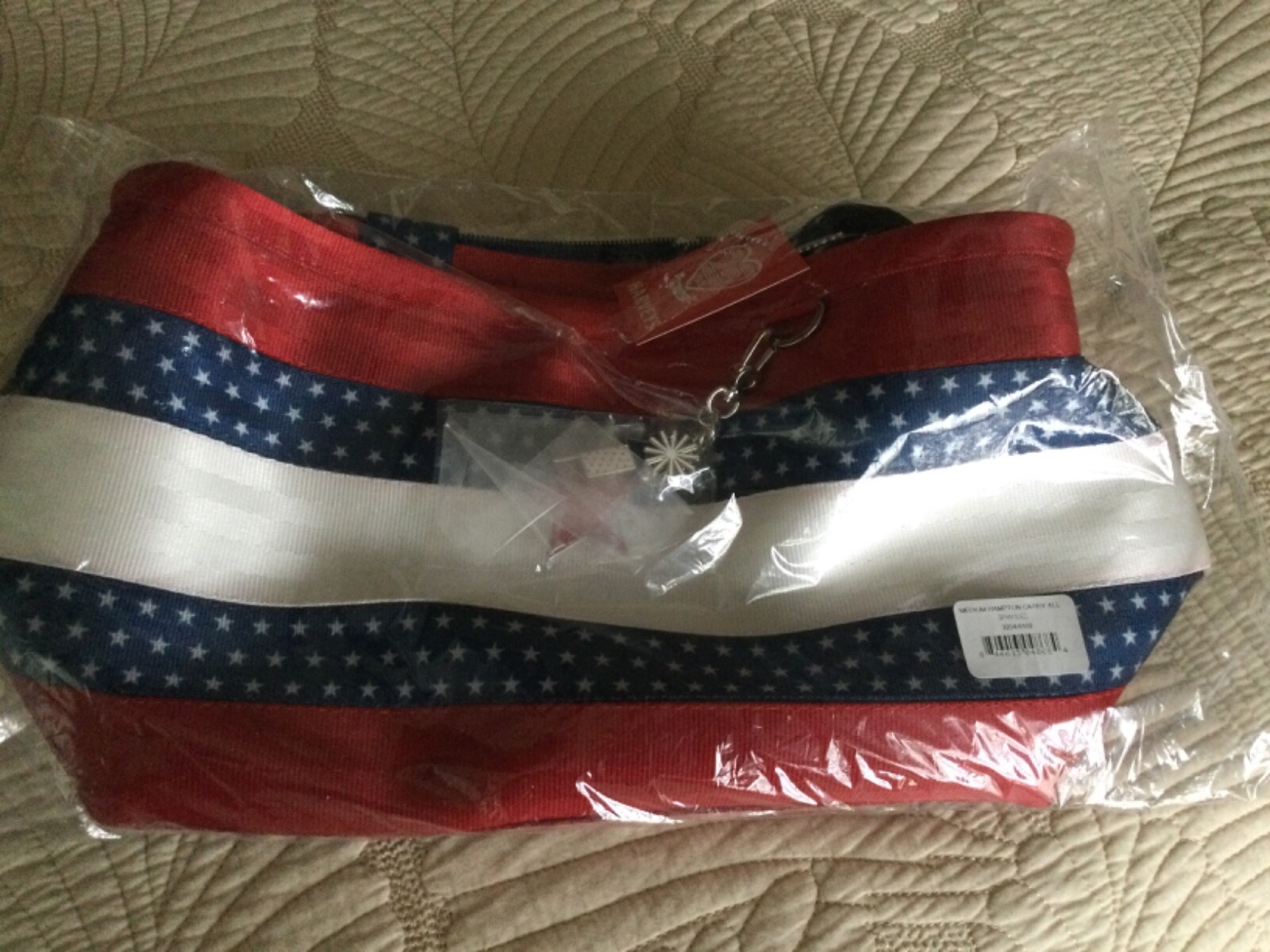 🌺 HARVEYS SEATBELT 🌺 MEDIUM HAMPTON CARRY ALL 🌺ORIGINAL MADE IN USA 🌺