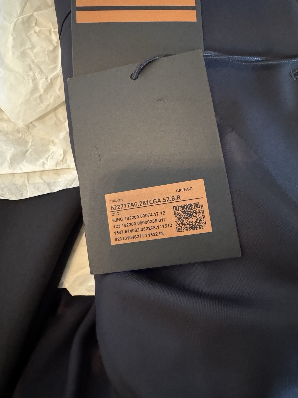Zegna Drop 8 Slim Fit Midnight Blue Wool-Mohair 2-PC Suit IT52 Made In Italy