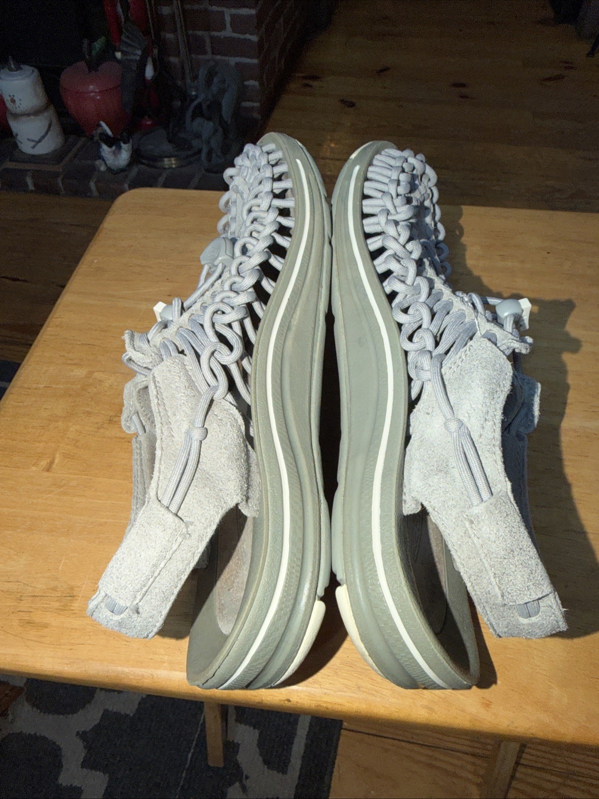 KEEN Uneek Men’s Gray Cord Sandals Size 9 W US 49.5 EU Water Shoes