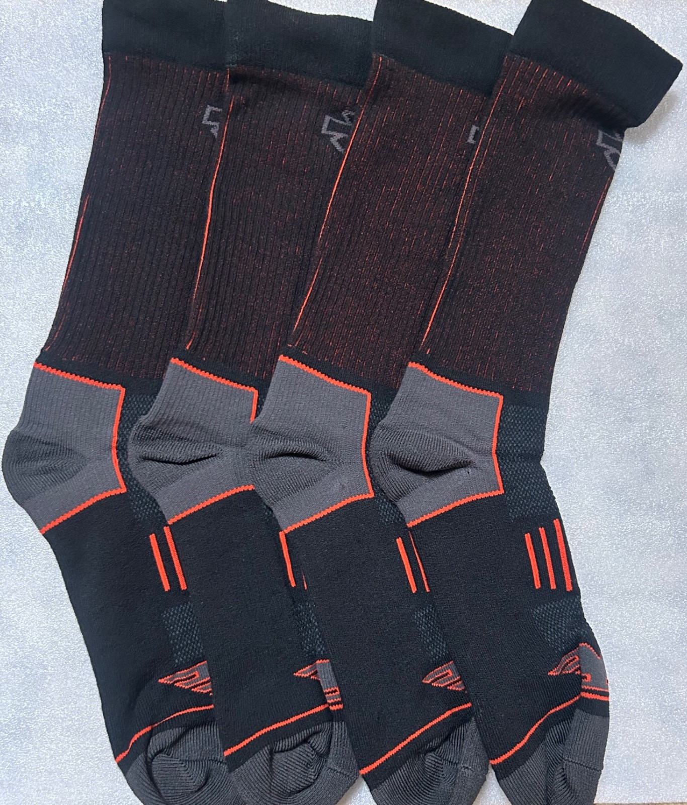 2 Pack USA Made Harley Davidson Motorcycle Reinforced Riding Socks Size 9-13 CC