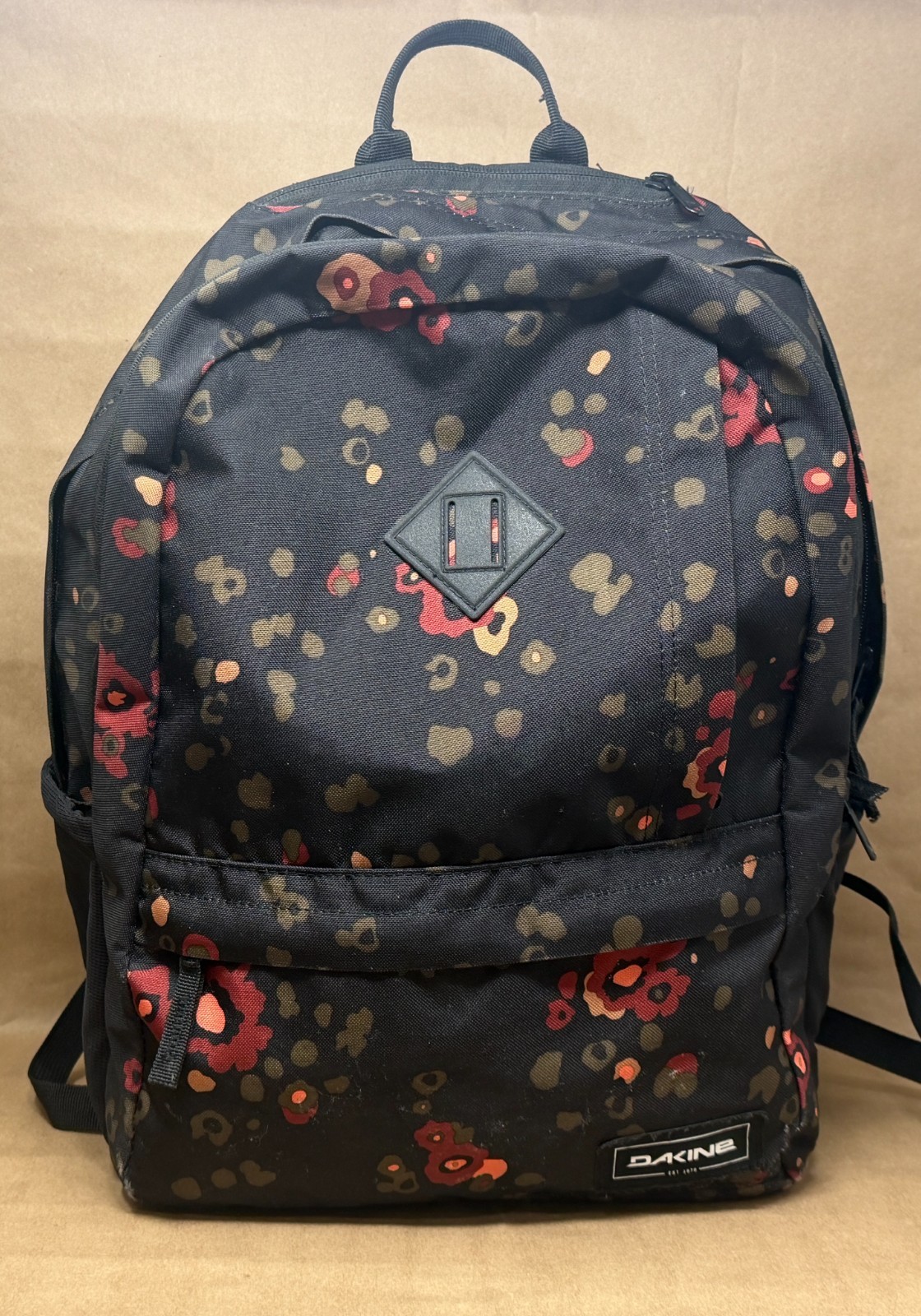 Dakine Essentials 22L Backpack Begonia Floral Print Laptop Bag School Daypack 21