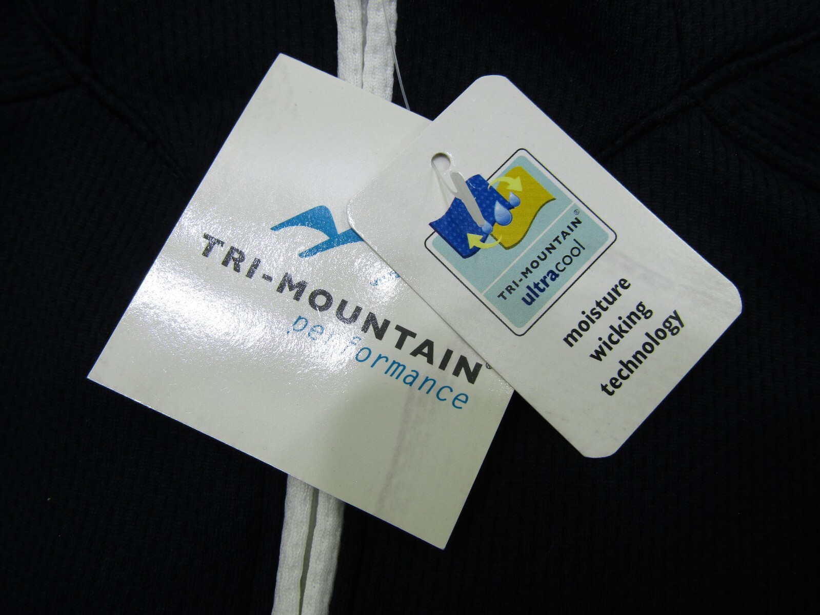 Tri Mountain Performance 1/4 Zip Pullover Men Large Winfield Moisture Wick NWT