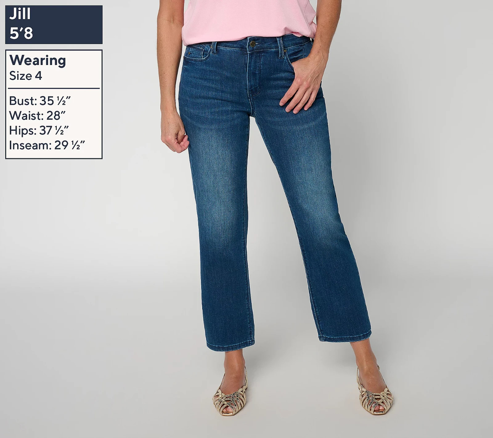 Felt Denim by Laurie Felt Regular Daisy Denim Ankle Jean NWT A737375