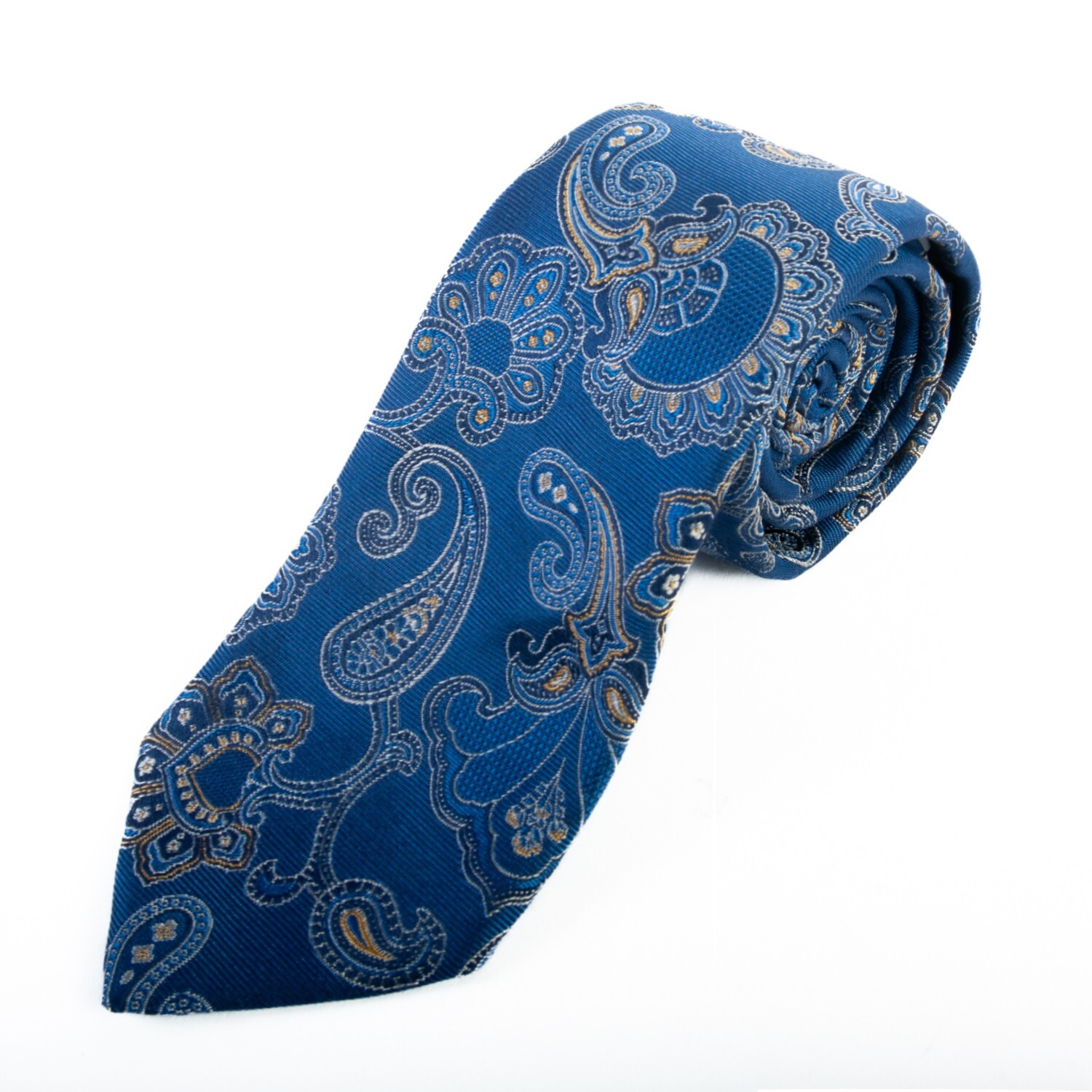 Eton Dark Blue Paisley Tie 31315